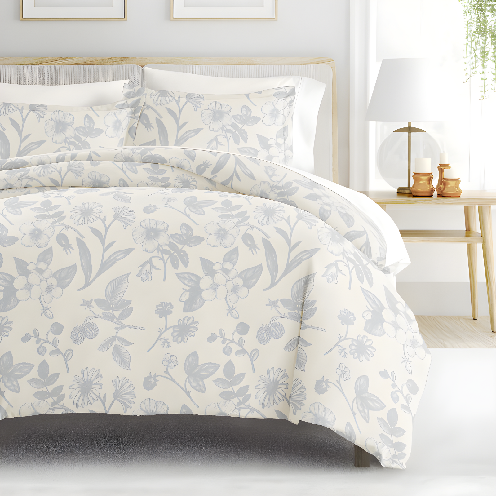 Home Garden Pattern Duvet Cover Set