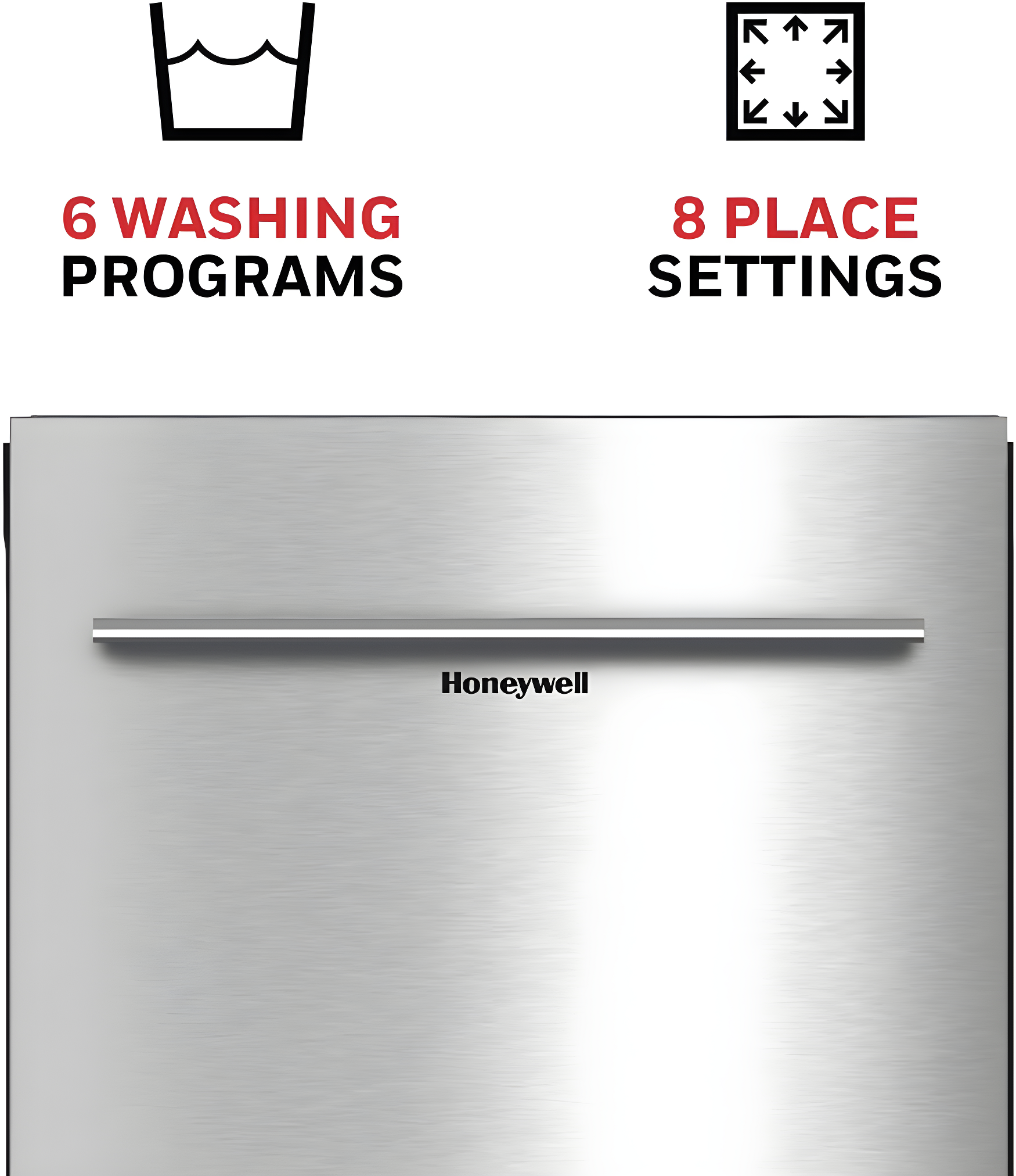 Honeywell 18 in Stainless Steel Dishwasher