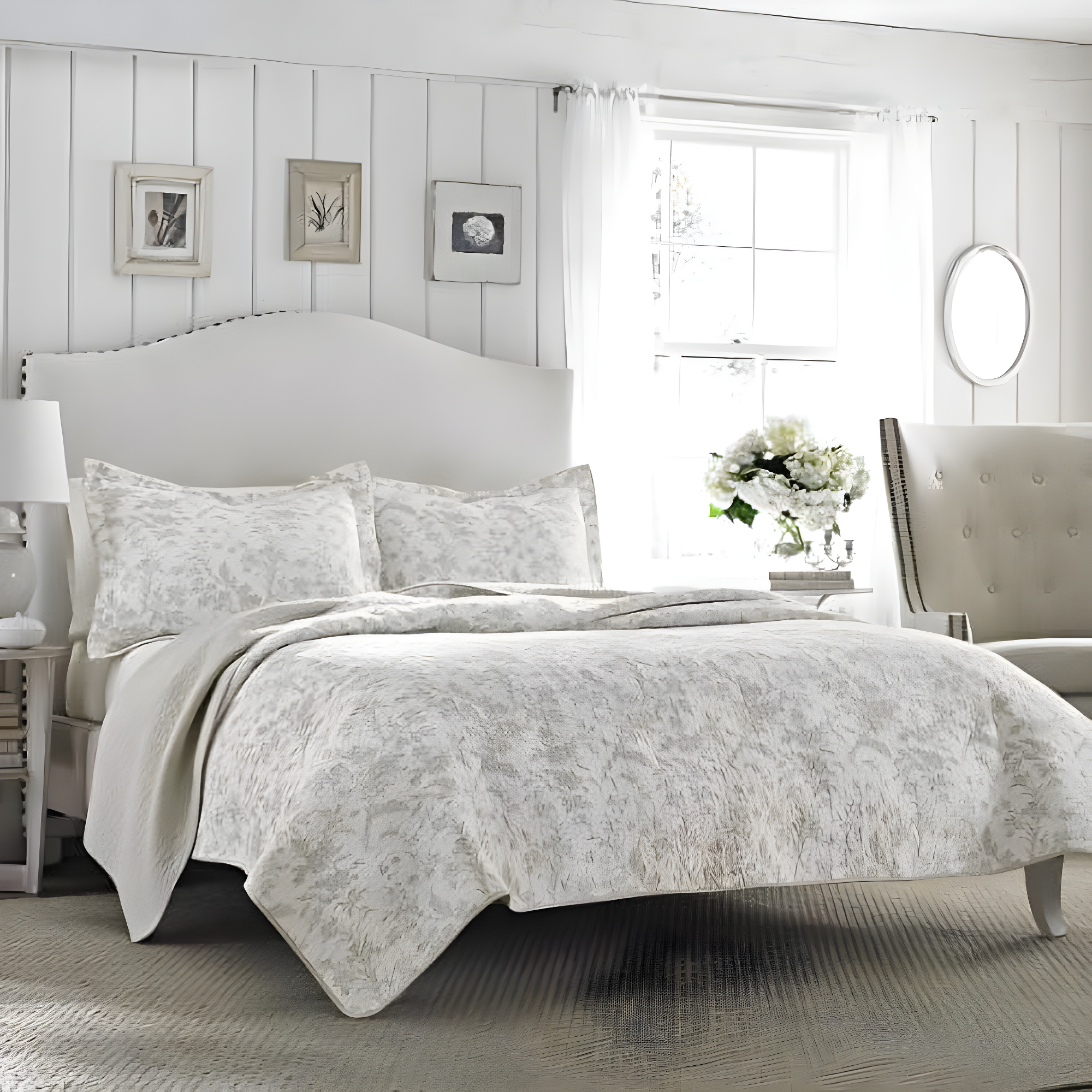 Laura Ashley Amberley Reversible Cotton Quilt Set