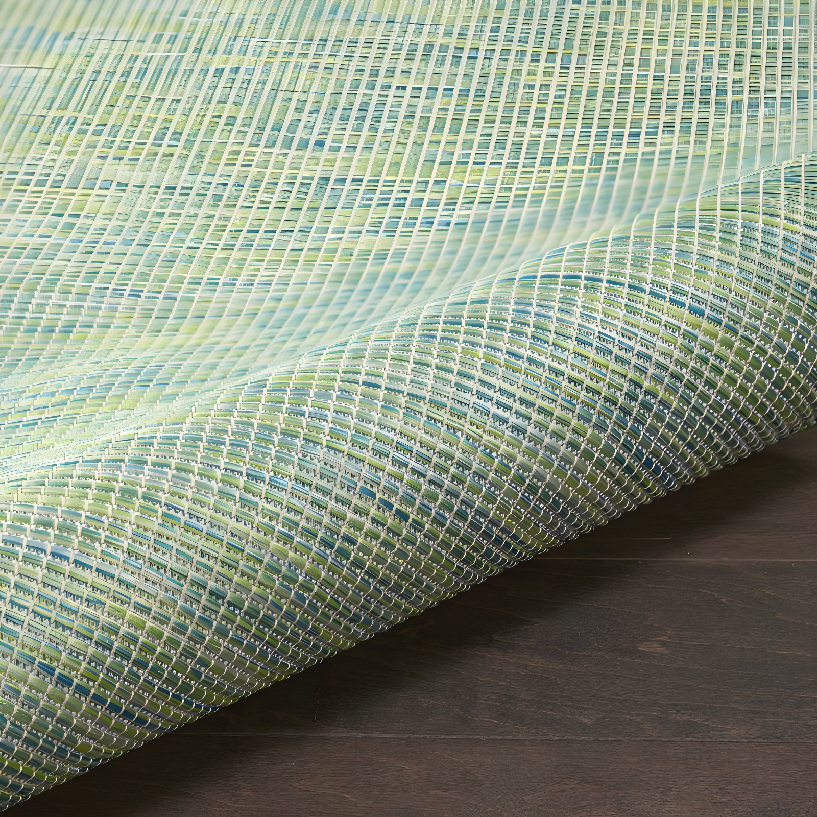 Nourison Positano POS01 Indoor/outdoor Area Rug - Blue/Green 5' x 7'