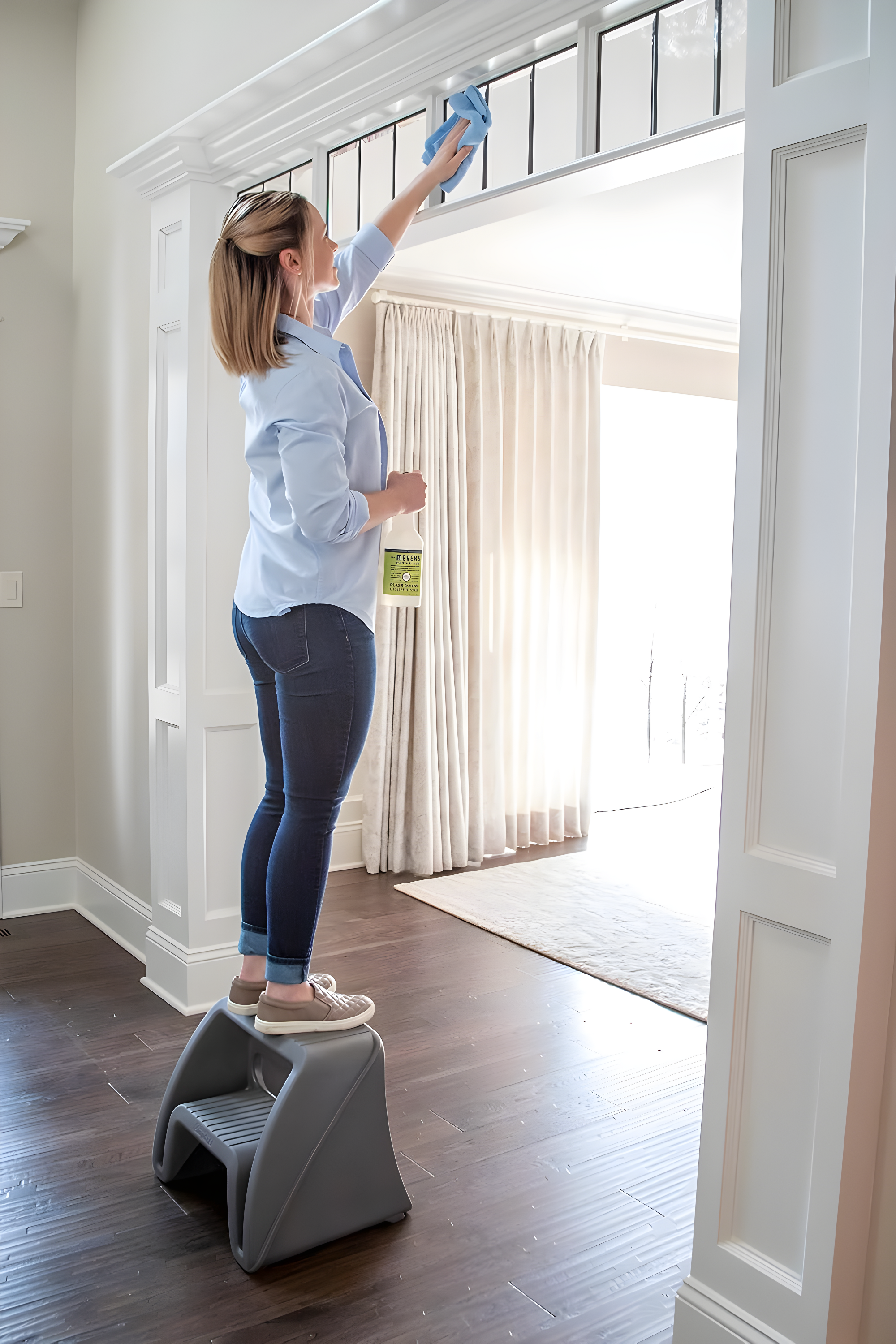 2 - Step Plastic Lightweight Step Stool