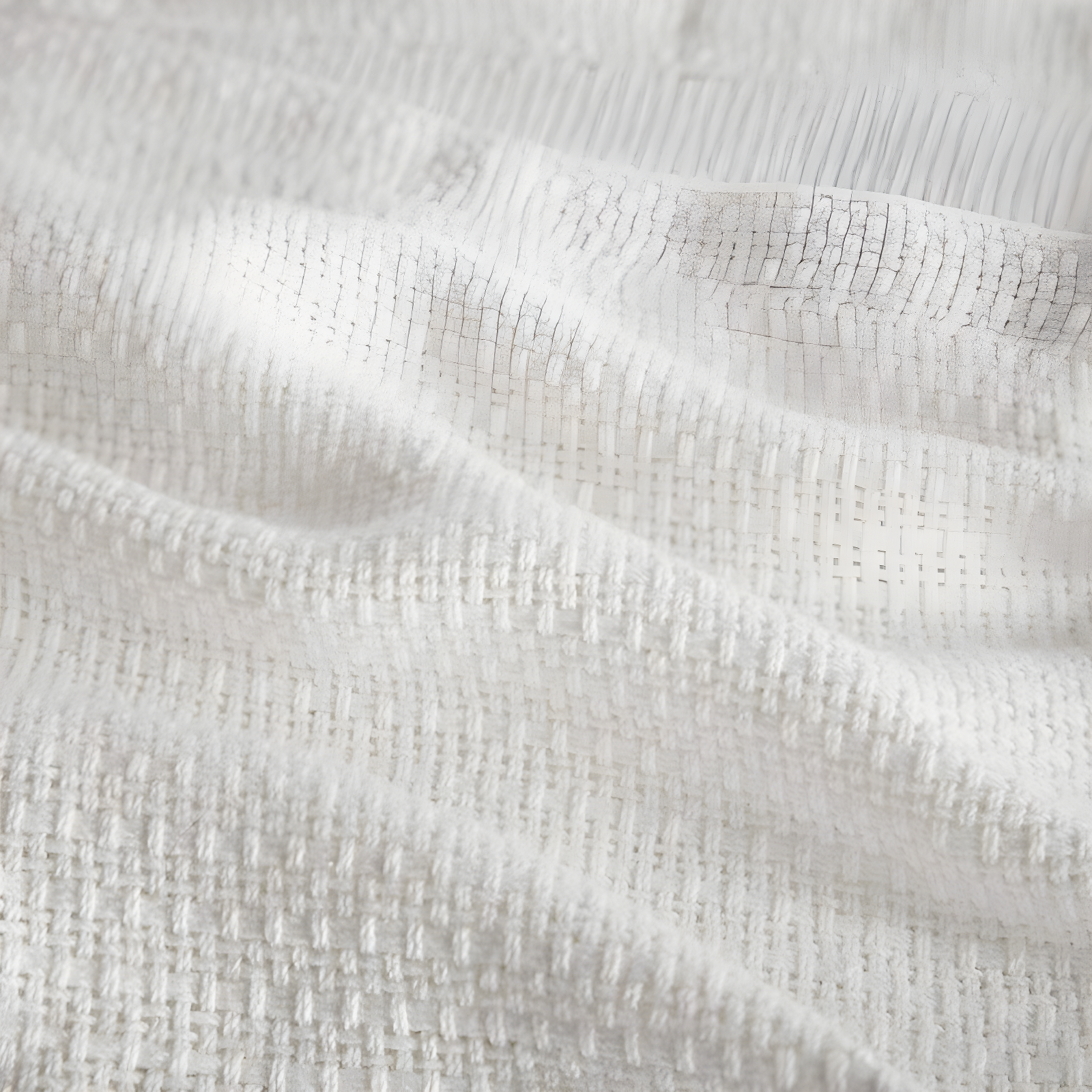 Madison Park Freshspun Basketweave Cotton Blanket
