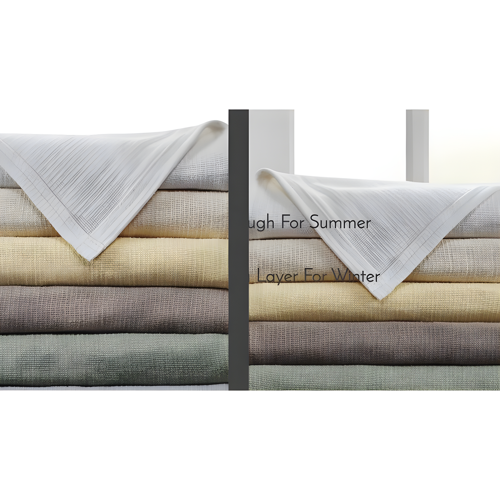 Madison Park Freshspun Basketweave Cotton Blanket