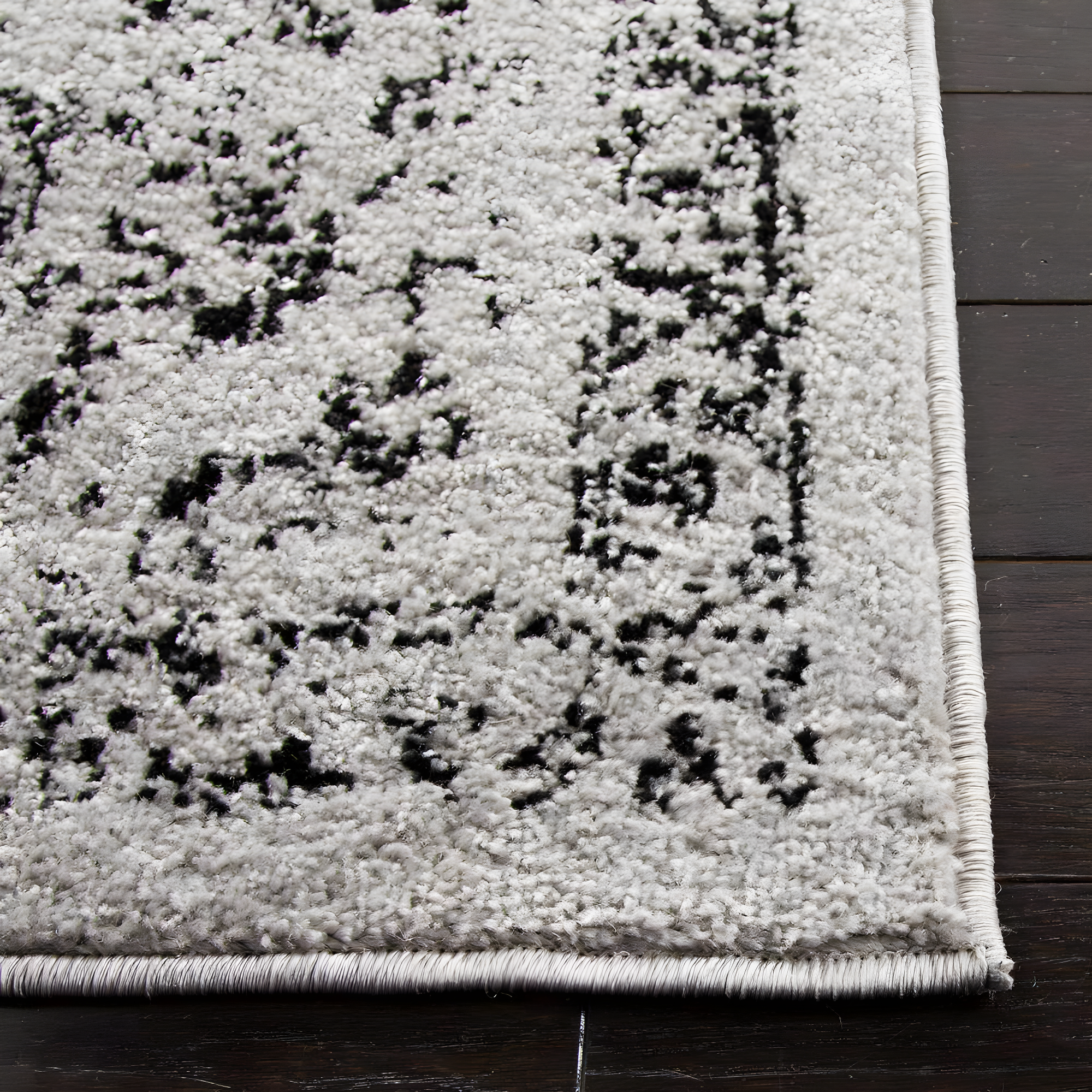 Adirondack ADR109 Machine Made Indoor Area Rug - Grey/Black - 8'x10' - Safavieh