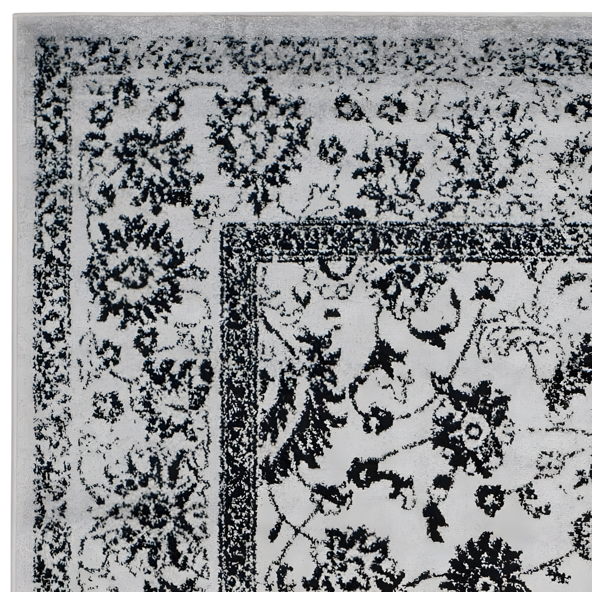 Adirondack ADR109 Machine Made Indoor Area Rug - Grey/Black - 8'x10' - Safavieh