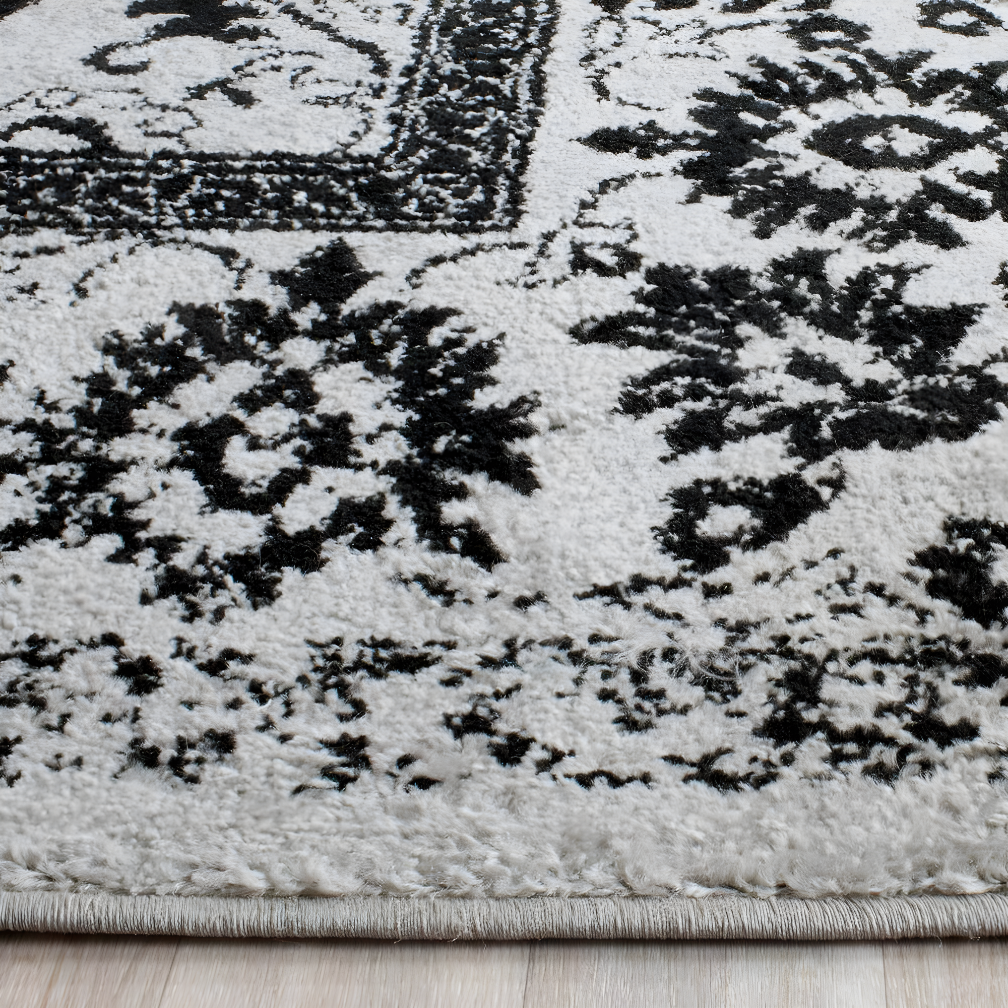 Adirondack ADR109 Machine Made Indoor Area Rug - Grey/Black - 8'x10' - Safavieh