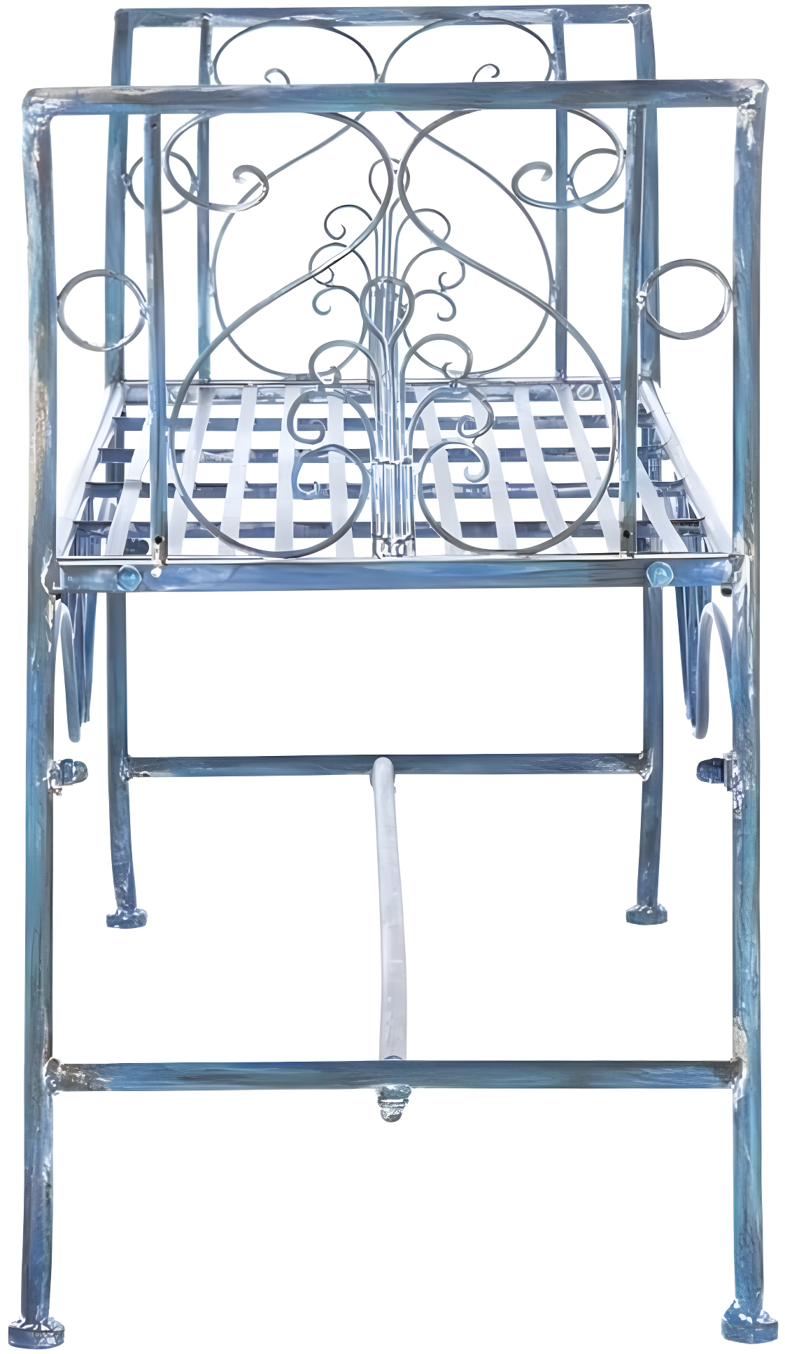Adina Bench - Outdoor - PAT5016 - Mossy Blue - Safavieh