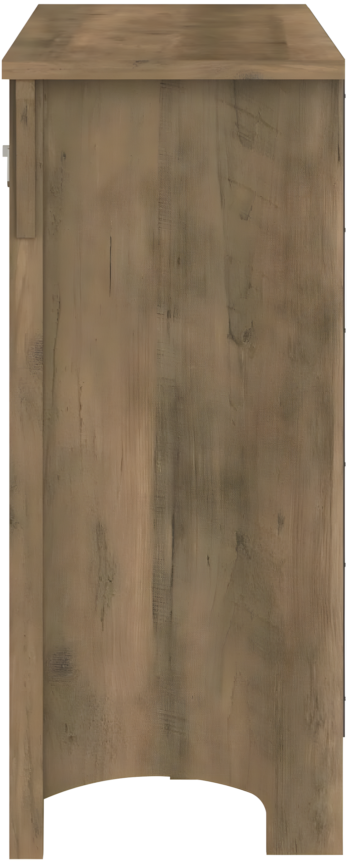 Bush Furniture Salinas Accent Storage Cabinet with Doors in Reclaimed Pine