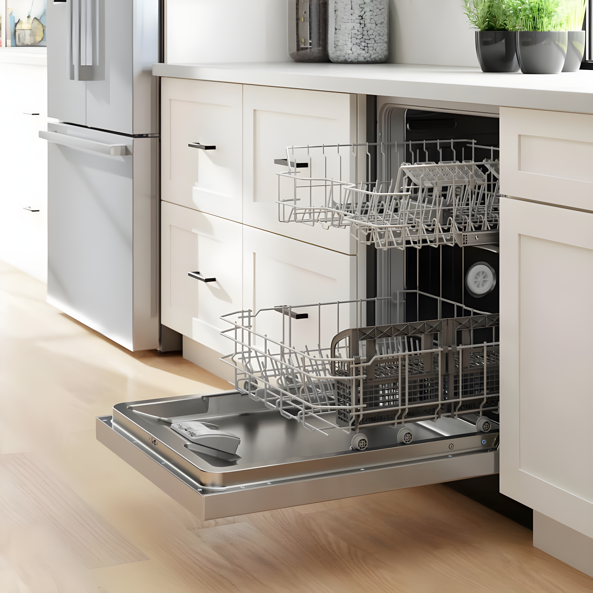Bosch 800 Series 24" Front Control Built-In Dishwasher with Hybrid Tub SHE3AEM5N
