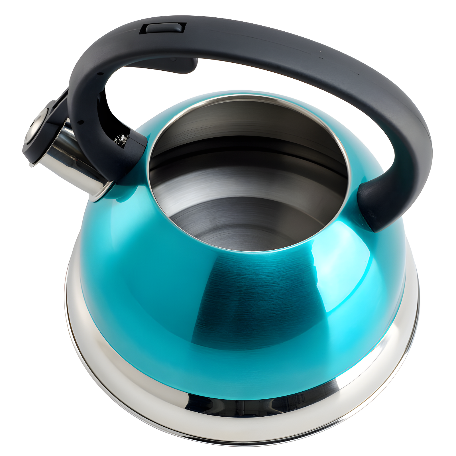 Mr. Coffee Mr. Coffee Flintshire 1.75 Quart Whistling Stovetop Tea Kettle In Blue