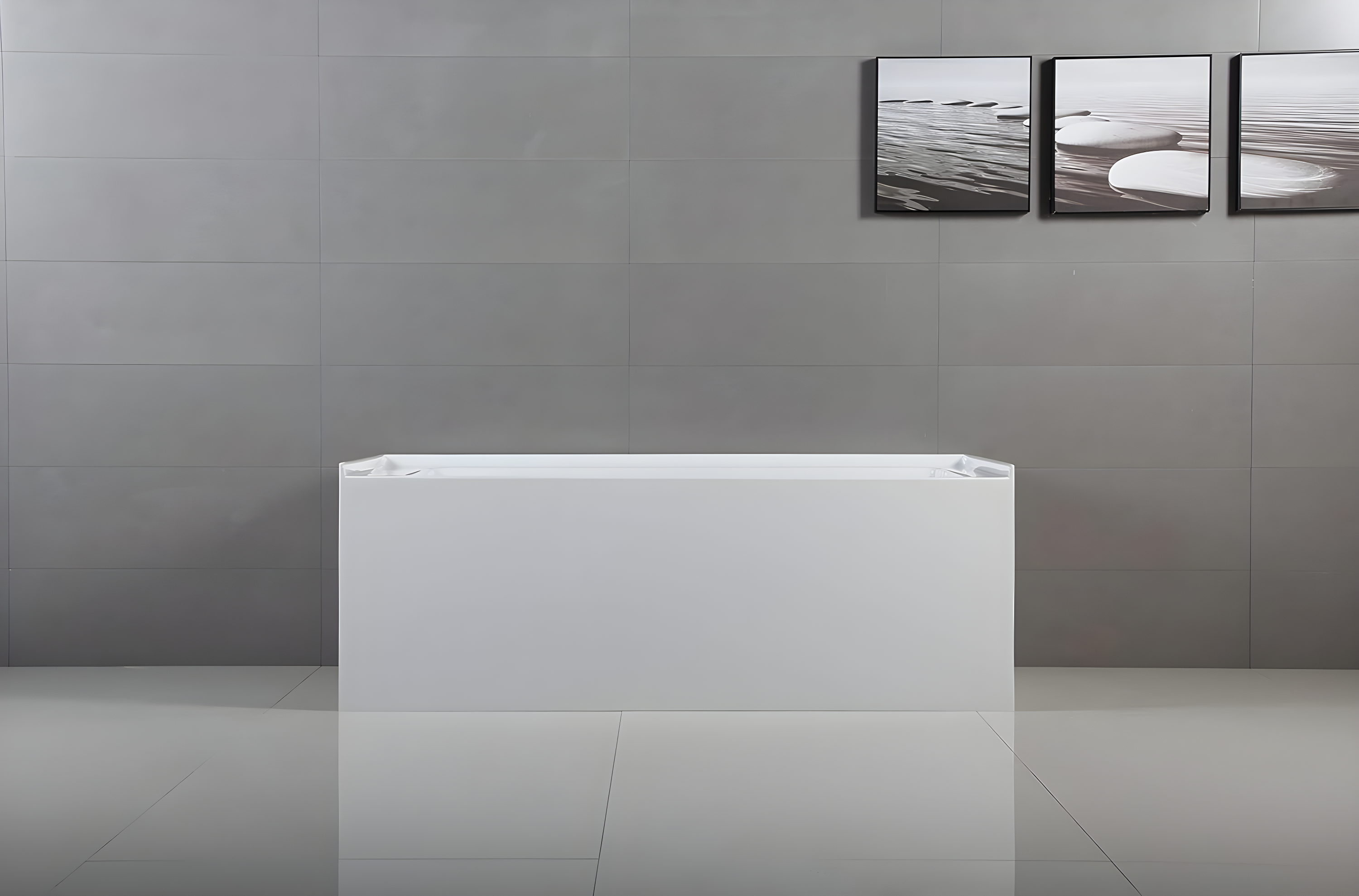 Aqua Eden VTAP603222R 60-Inch Acrylic 3-Wall Alcove Tub with Right Hand Drain Hole, White