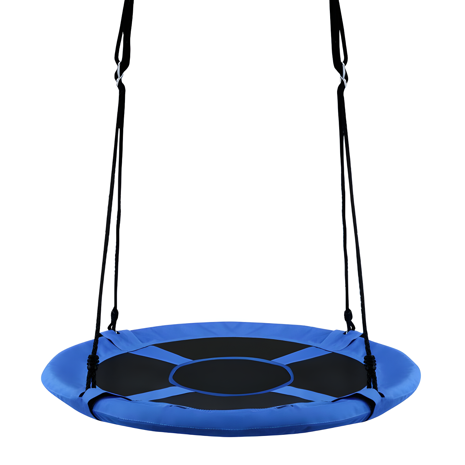 Klo Kick 40inch Metal/Fabric Web/Saucer Swing with Chains and Hooks