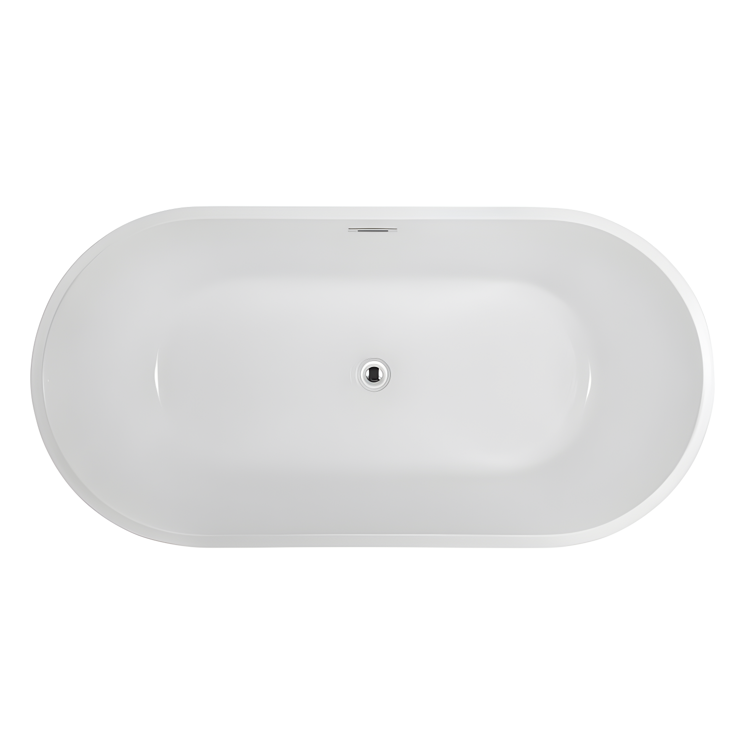67'' x 32'' Freestanding Soaking Acrylic Bathtub
