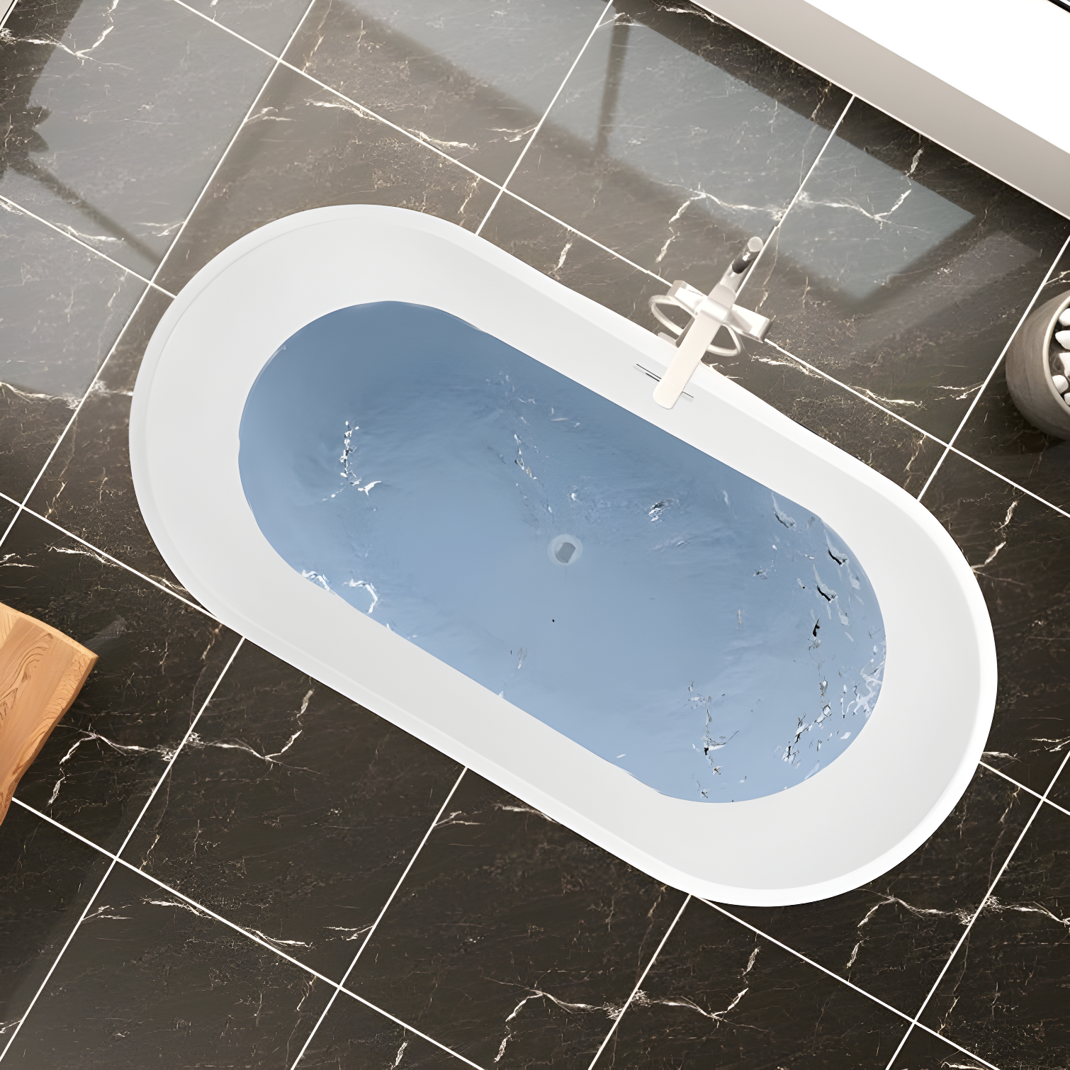 67'' x 32'' Freestanding Soaking Acrylic Bathtub
