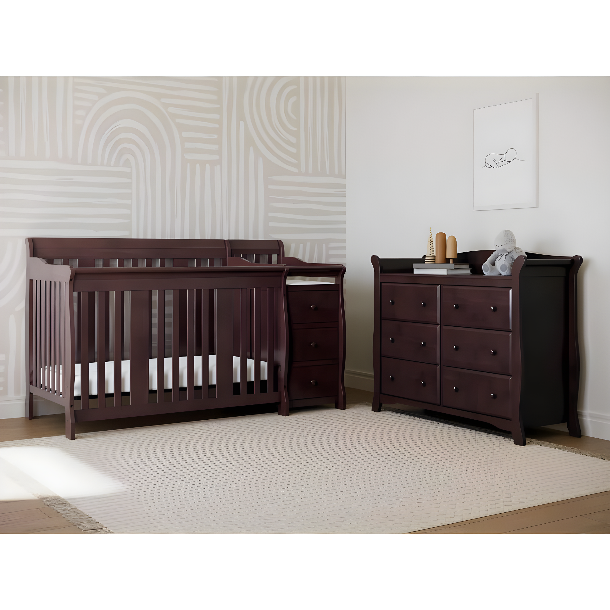 Portofino 5-in-1 Convertible Crib and Changer