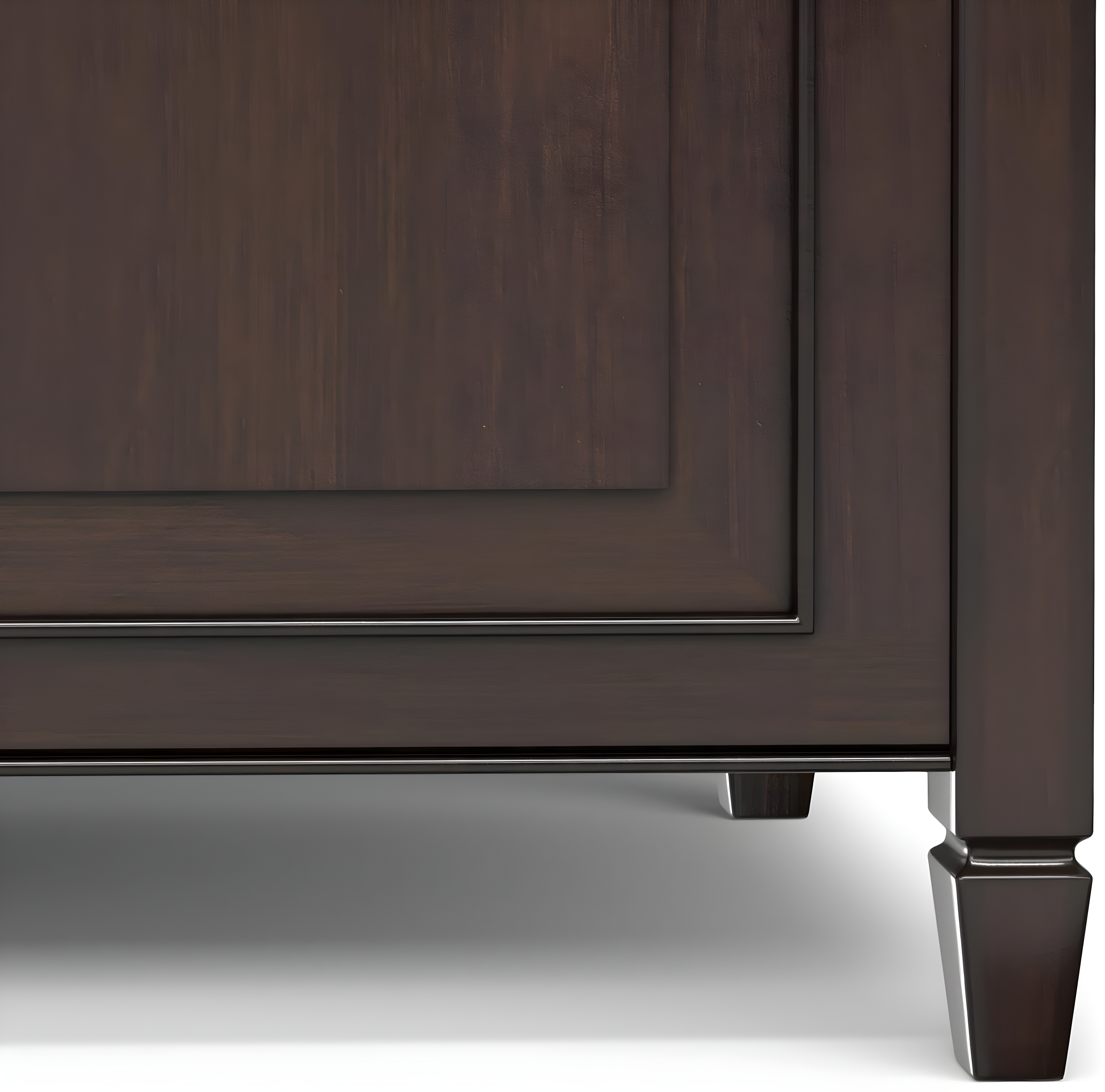 Simpli Home Connaught 36"W Solid Wood Small Storage Bench Trunk with Lift-Top Lid and Dual Storage Compartments