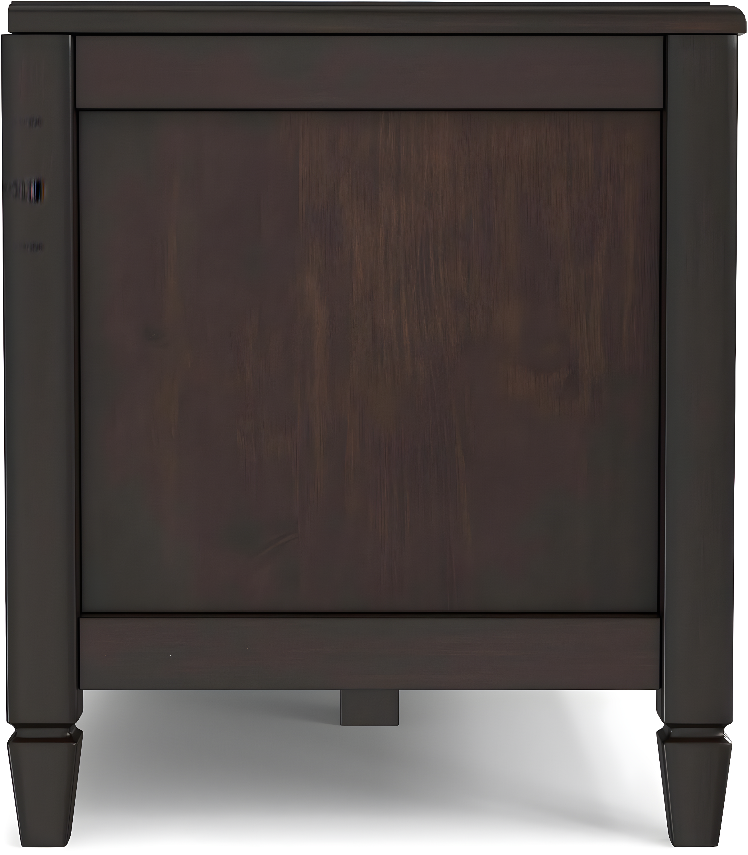 Simpli Home Connaught 36"W Solid Wood Small Storage Bench Trunk with Lift-Top Lid and Dual Storage Compartments