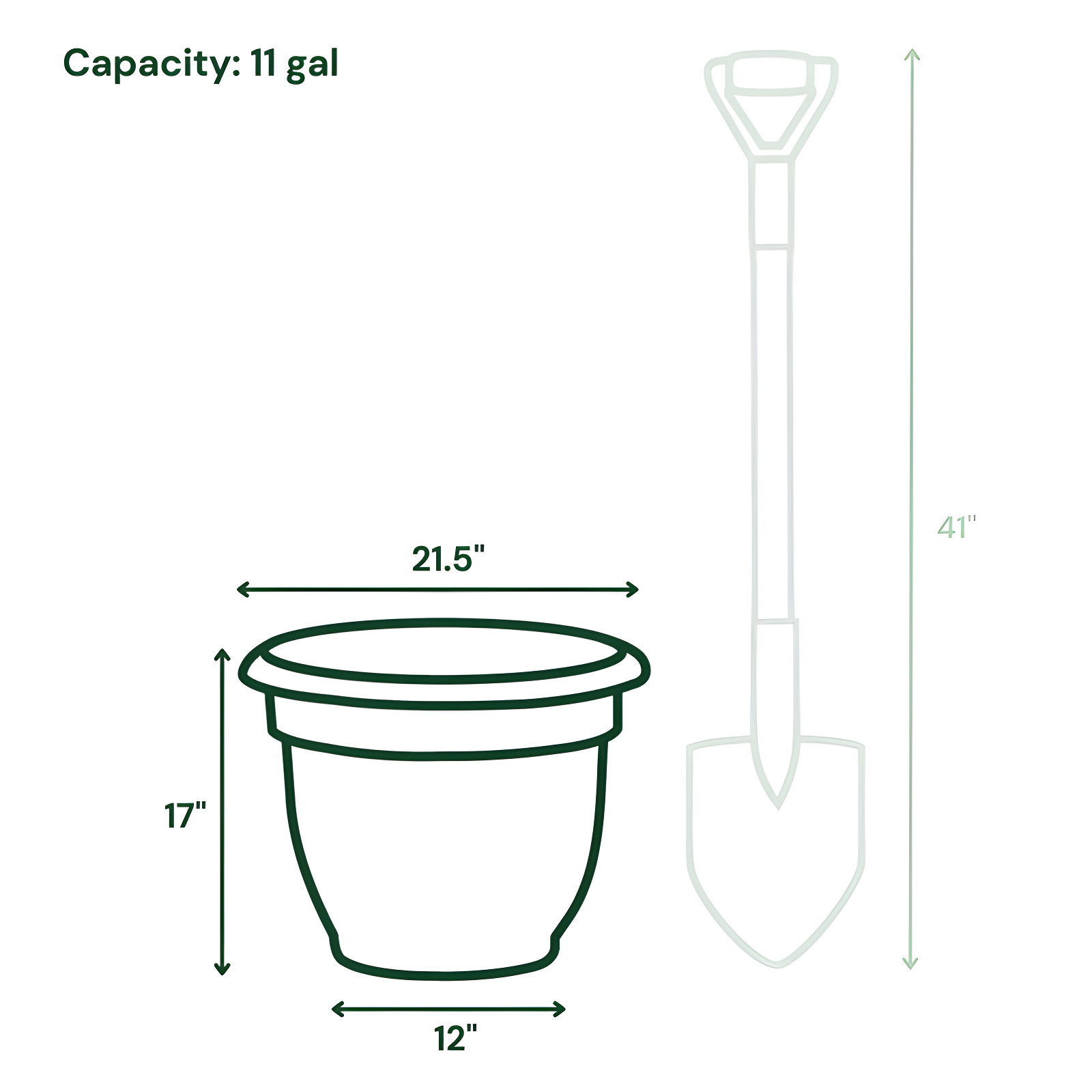 Bloem Ariana Traditional Self-Watering Indoor/Outdoor Pot Planter