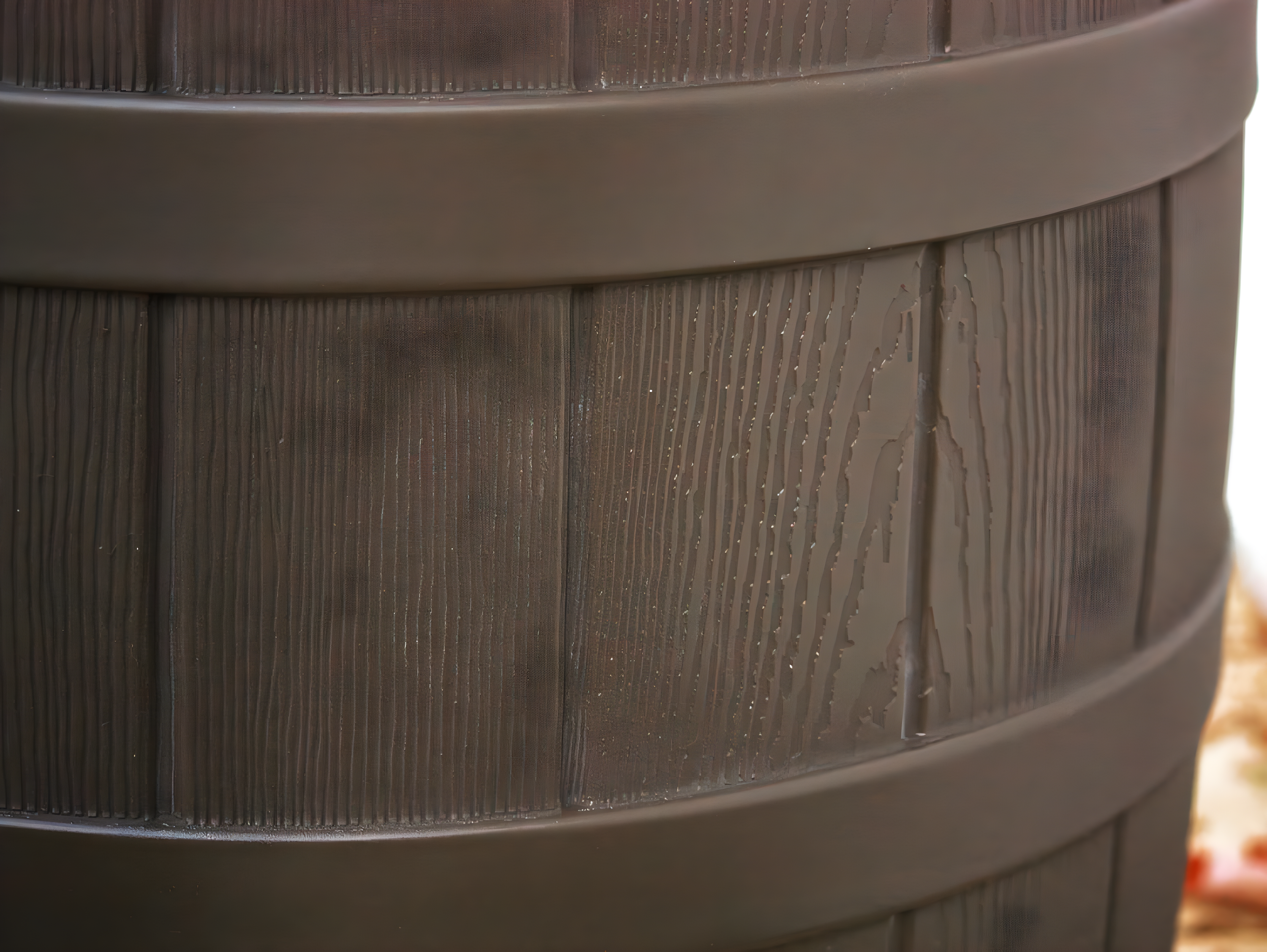 Good Ideas Rain Wizard Whiskey Style Rain Barrel with Overflow and Spigot