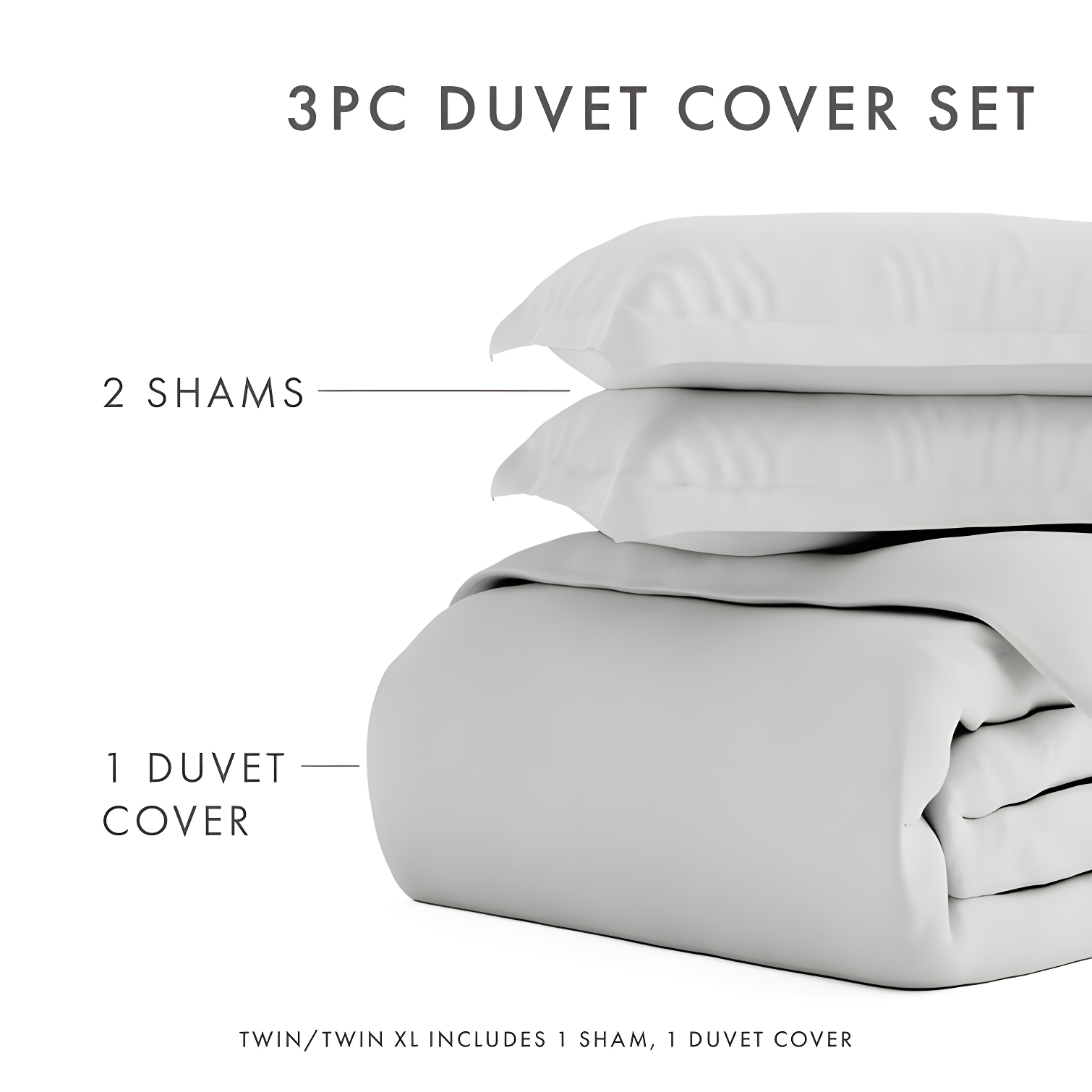 IEnjoy Home Super Soft Double Brushed Duvet Cover Set