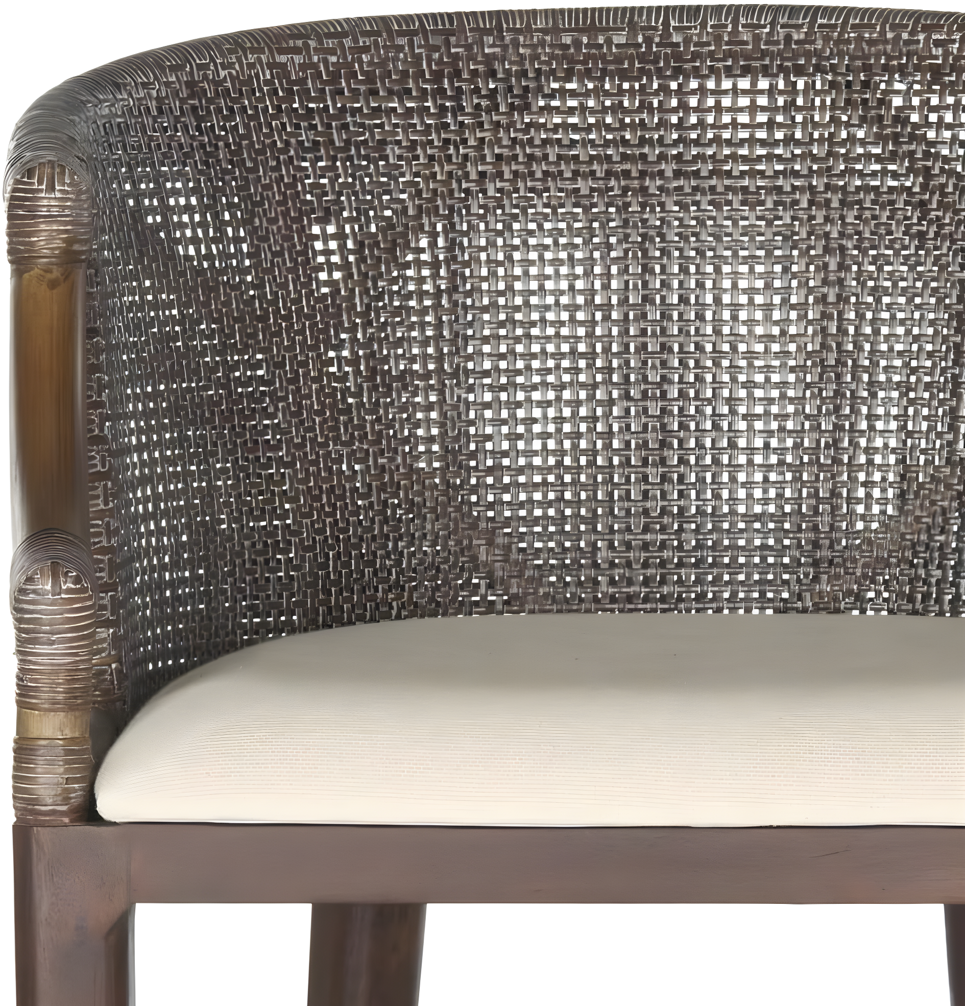 Brando Bar Stool - Brown/White - Safavieh