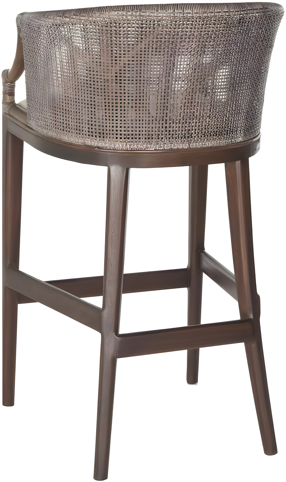 Brando Bar Stool - Brown/White - Safavieh
