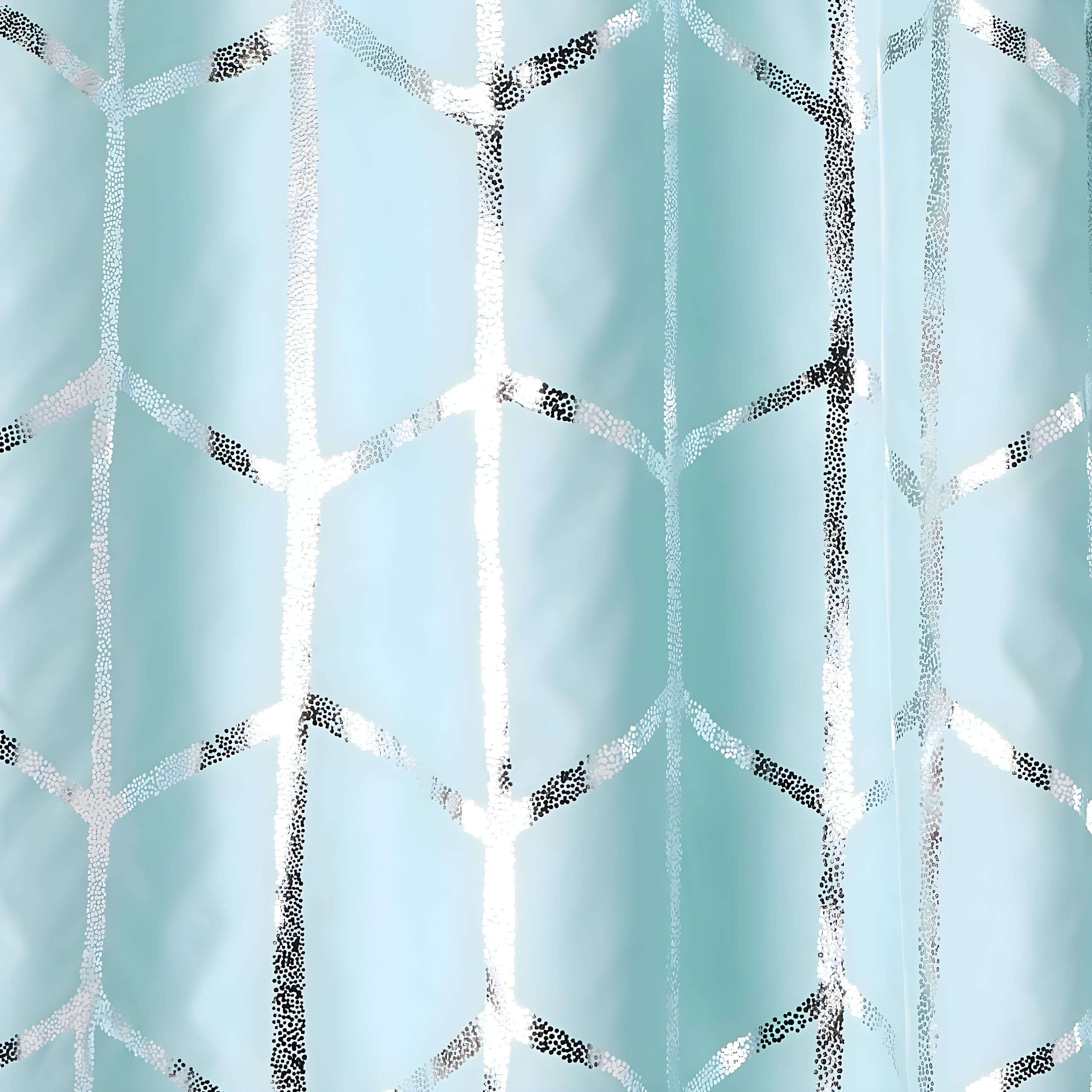 Raina Geometric Total Blackout Grommet Single Curtain Panel