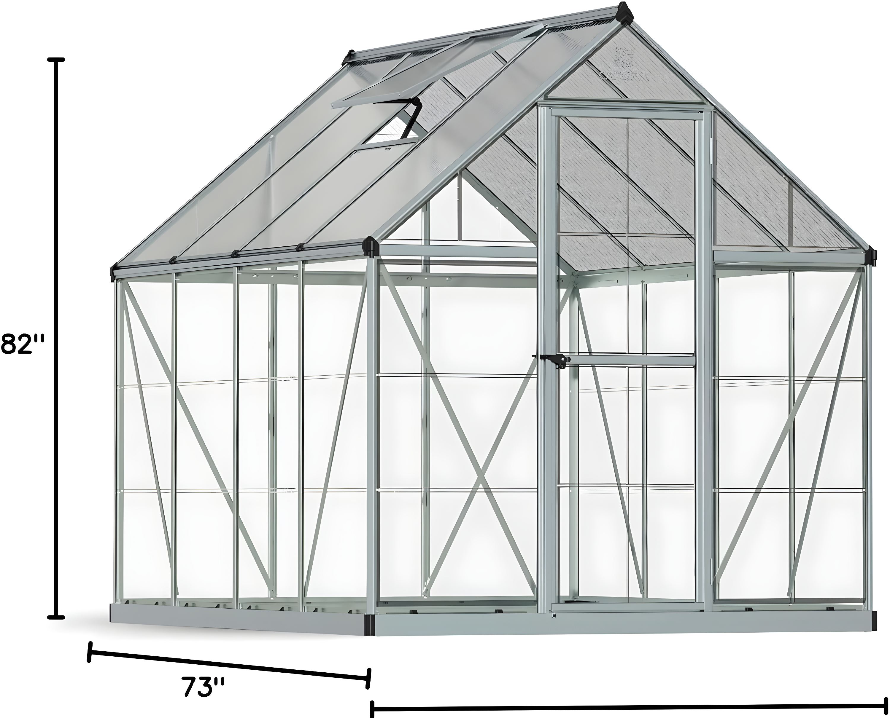 Canopia Palram - Canopia Hybrid Polycarbonate Hobby Greenhouse
