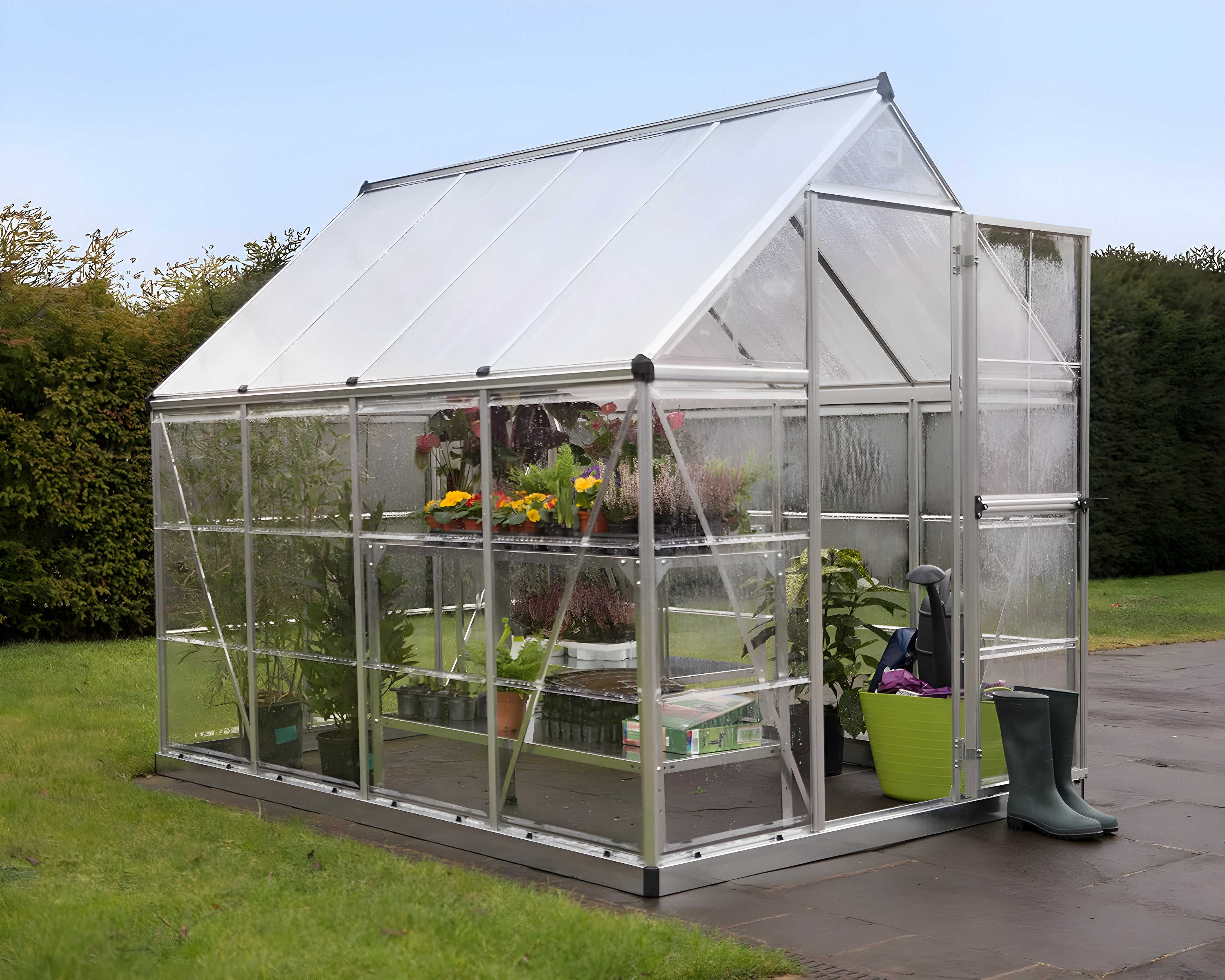 Canopia Palram - Canopia Hybrid Polycarbonate Hobby Greenhouse