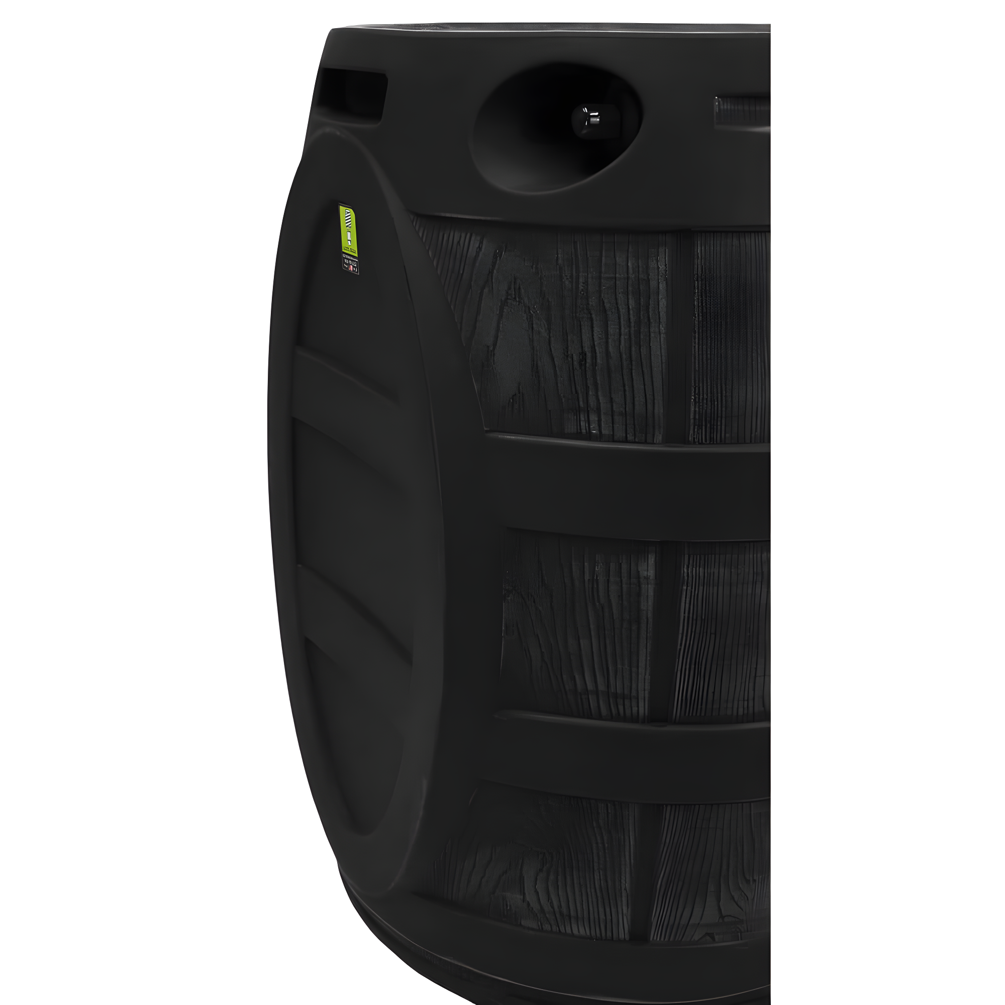 Good Ideas 50 Gallons Plastic Drainable Dual Overflow Rain Barrel
