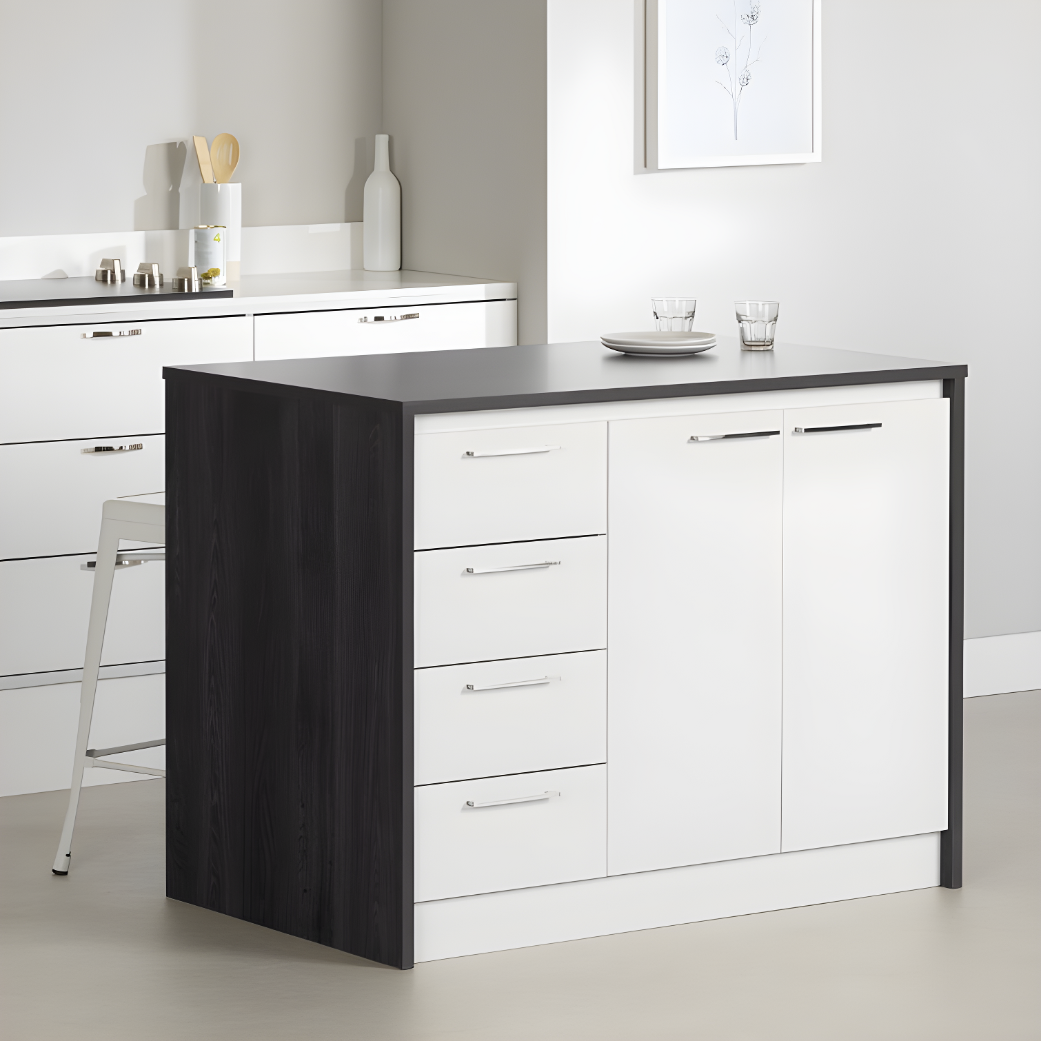 Myro 47.25'' Wide Kitchen Island