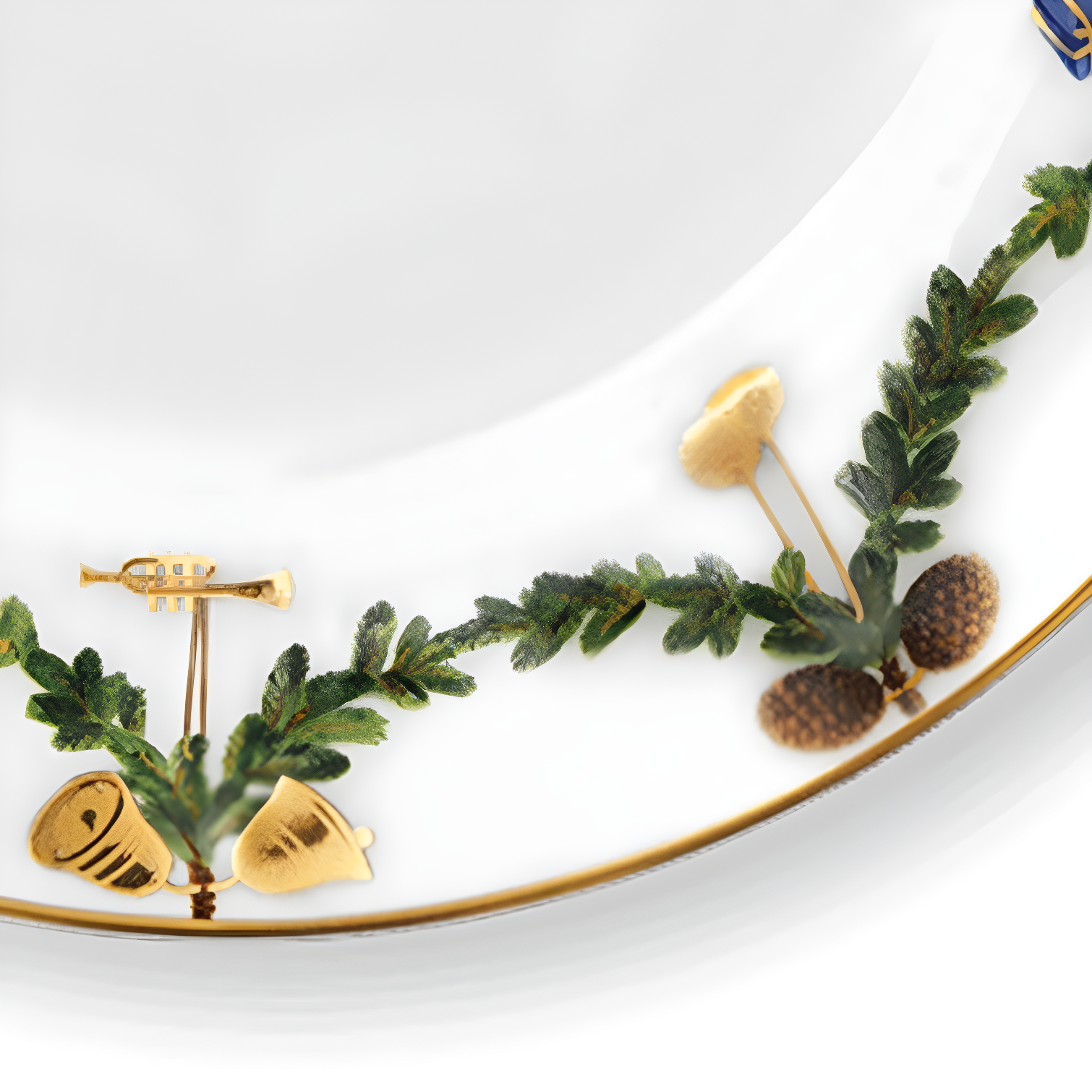 Royal Copenhagen Star Fluted Christmas Royal Copenhagen 7.4803" Bone China Salad or Dessert Plate & Reviews | Perigold