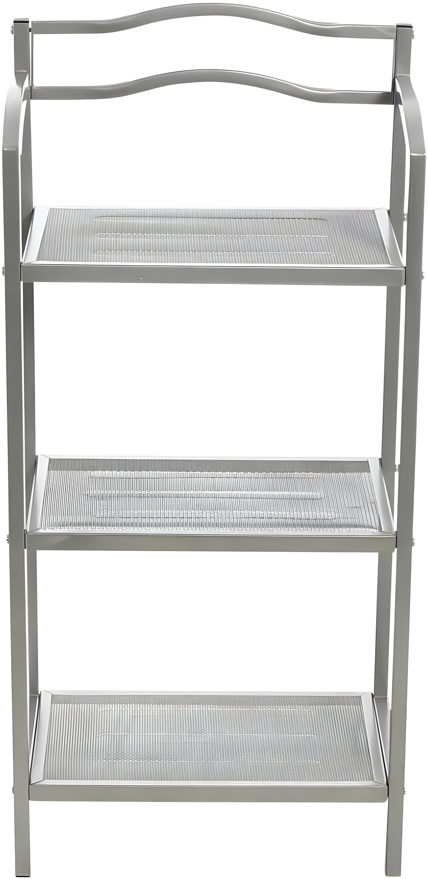 3-Tier Metal Over the Toilet Bathroom Storage Shelf, Gray