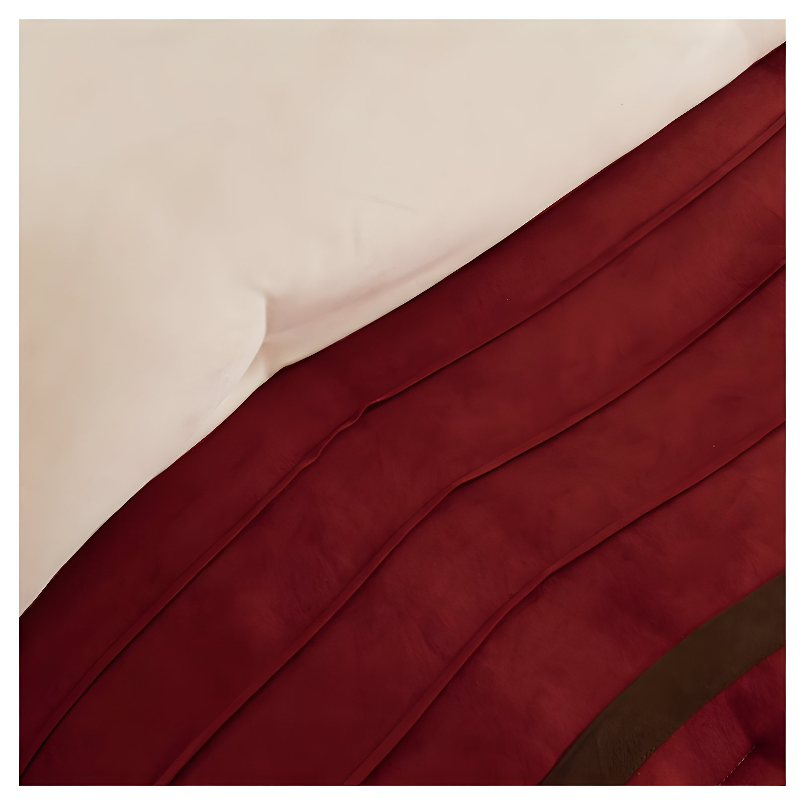 7pc California King Dakota Microsuede Comforter Set Red: Madison Park, Hypoallergenic, Embroidered, Machine Washable