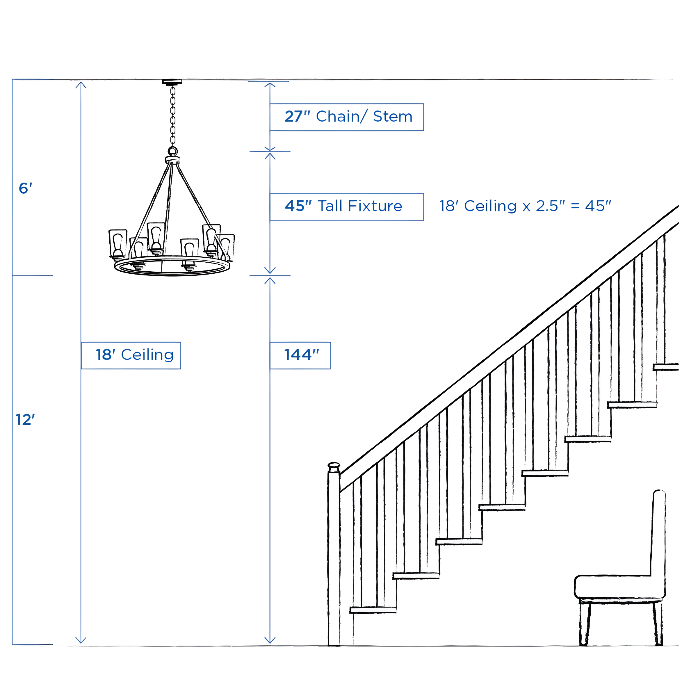 Progress Lighting P8757-78 120" Ceiling Lighting Chain