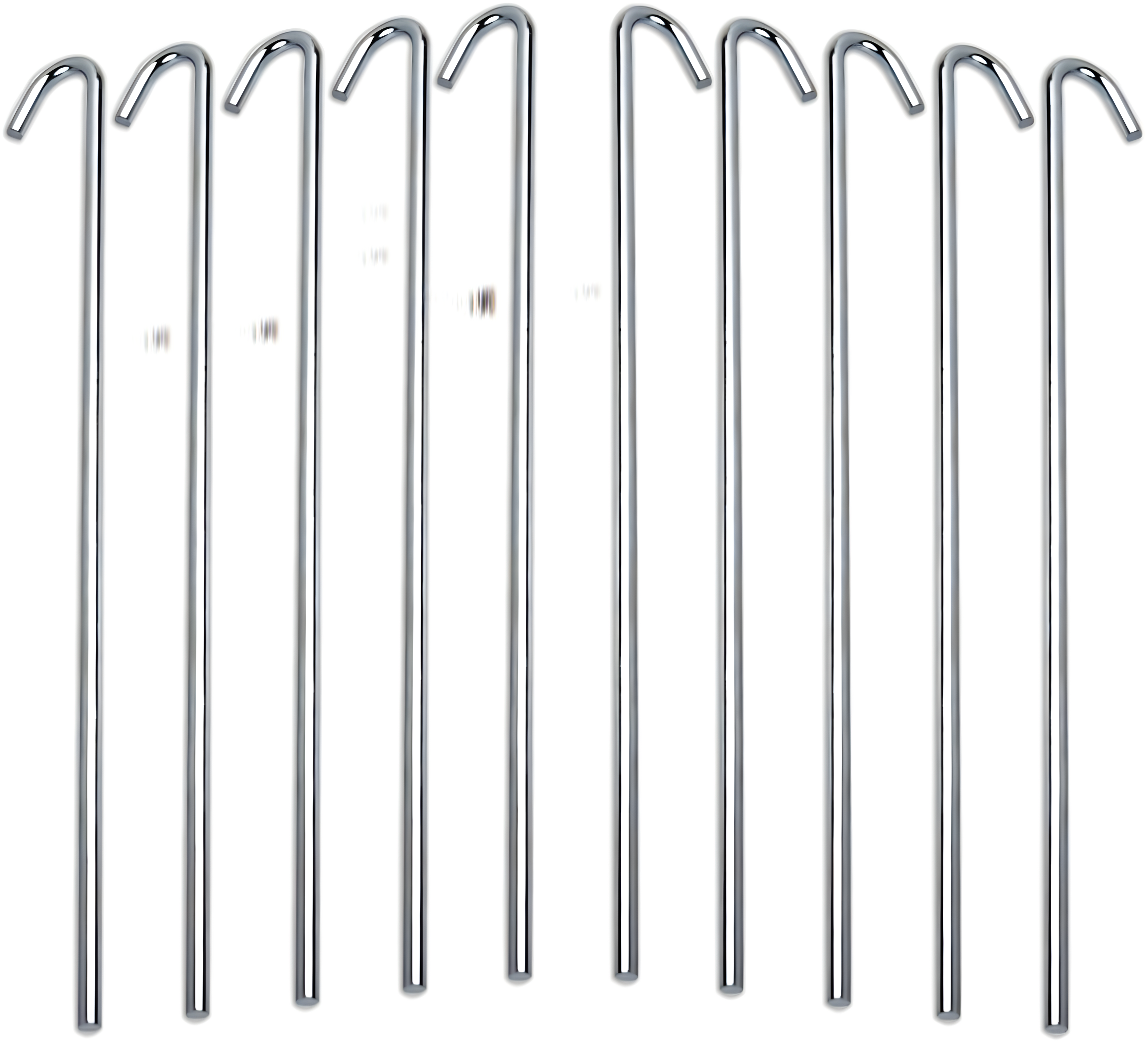 Tent Stakes Heavy Duty Metal, Galvanized Rust-Free Yard Stakes, Garden Edging Fence Hook | Tent Stakes Metal for Outdoor Camping, Tent Pegs