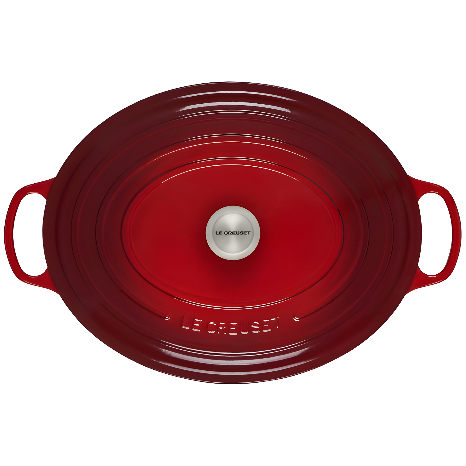Le Creuset Enameled Cast Iron Oval Dutch Oven with Lid