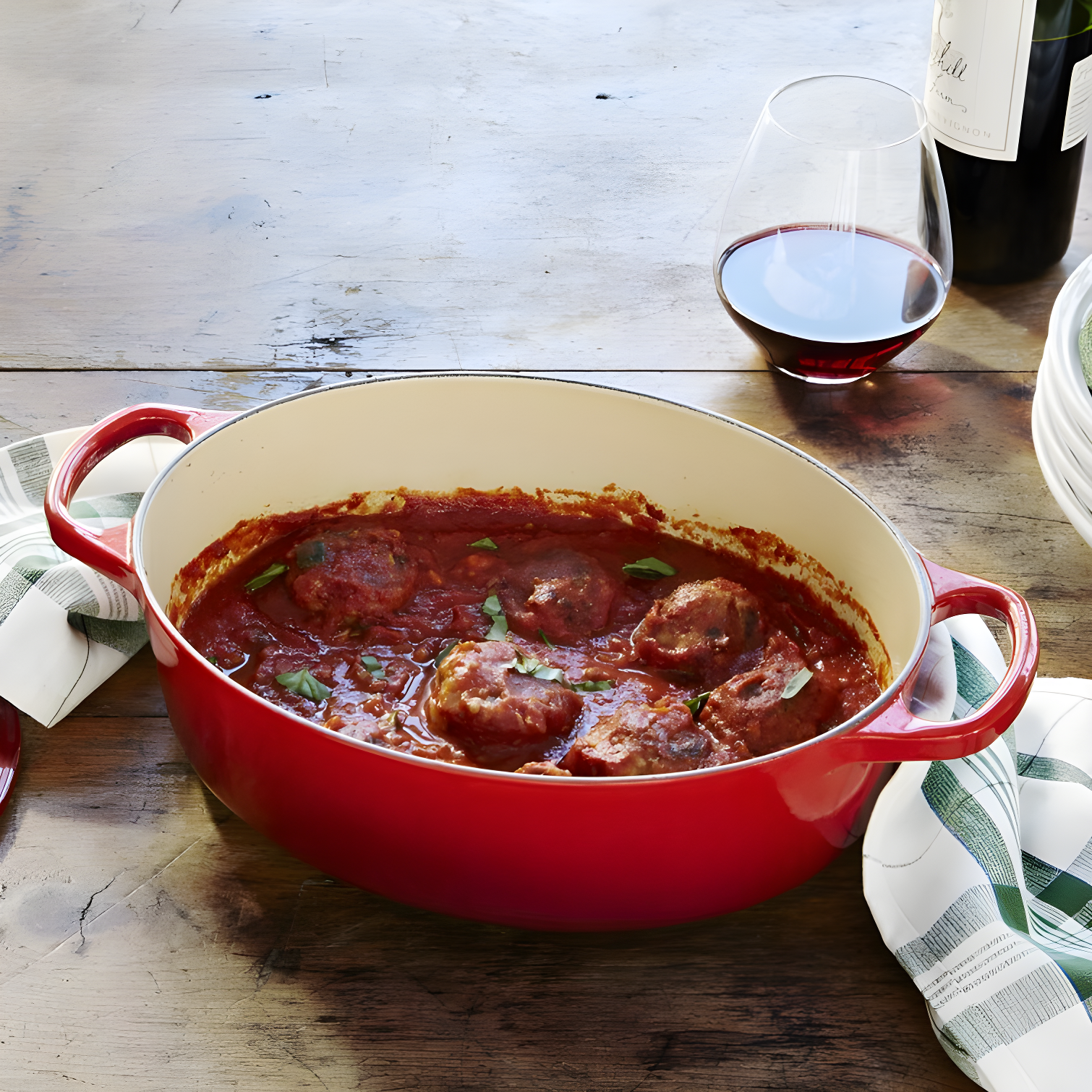 Le Creuset Enameled Cast Iron Oval Dutch Oven with Lid