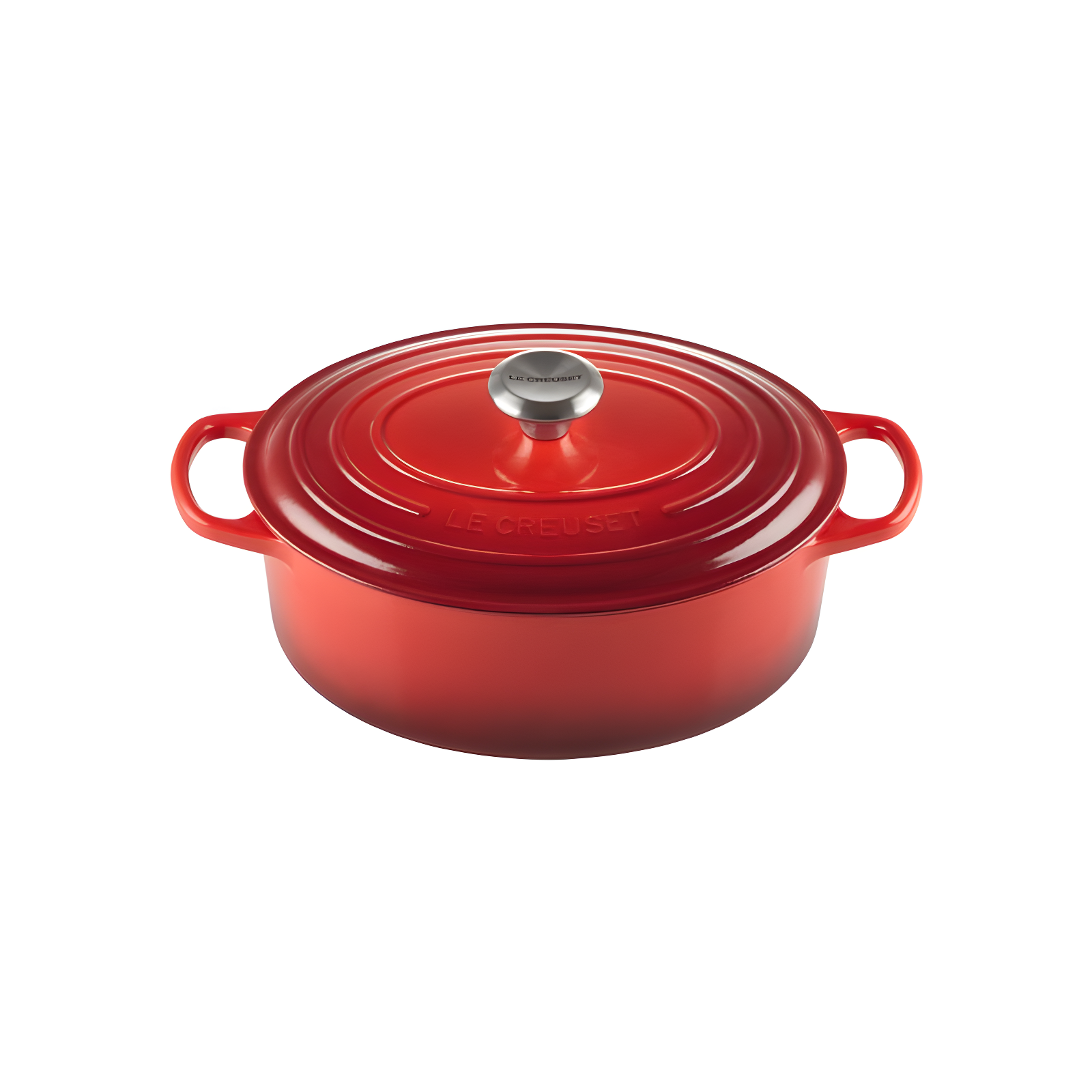 Le Creuset Enameled Cast Iron Oval Dutch Oven with Lid