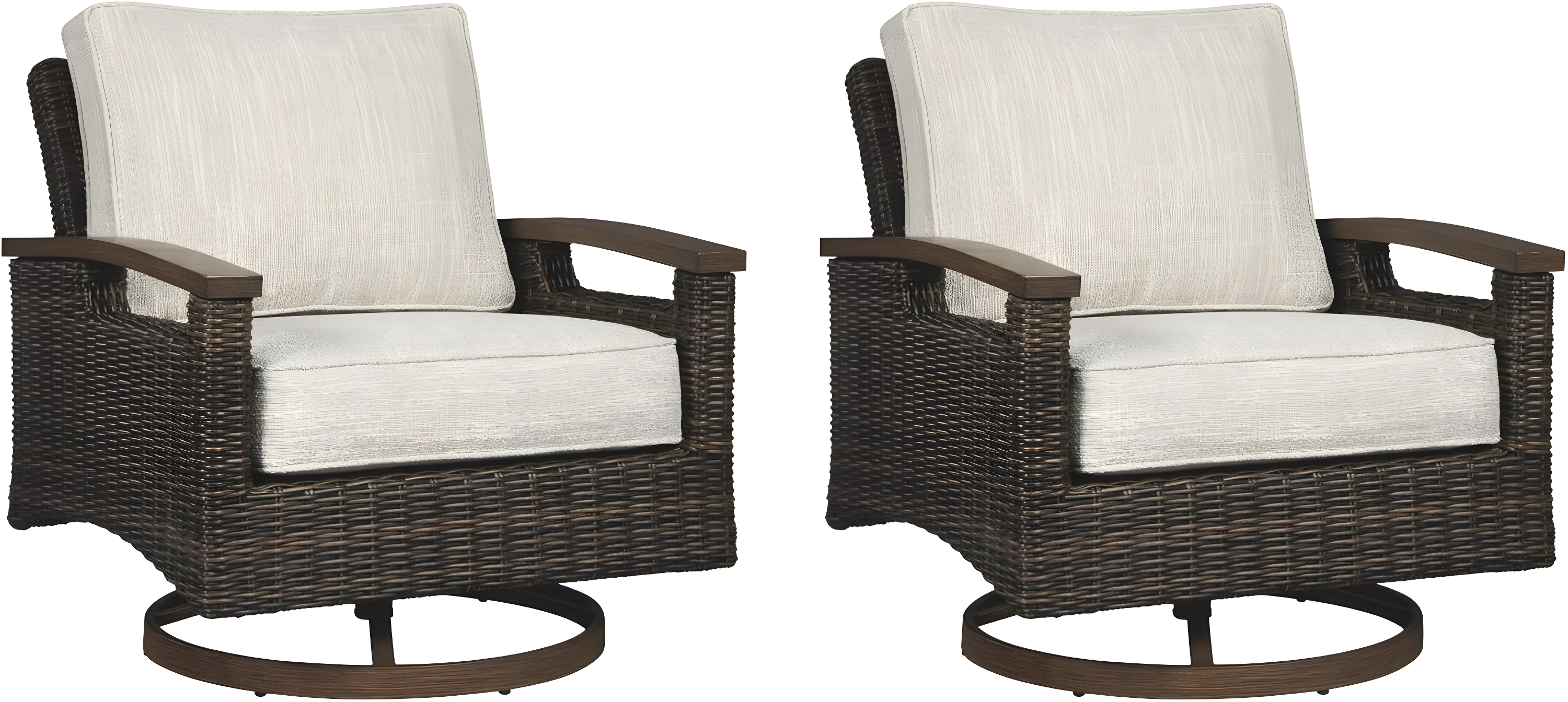 Paradise Trail Swivel Lounge Chair (Set of 2)