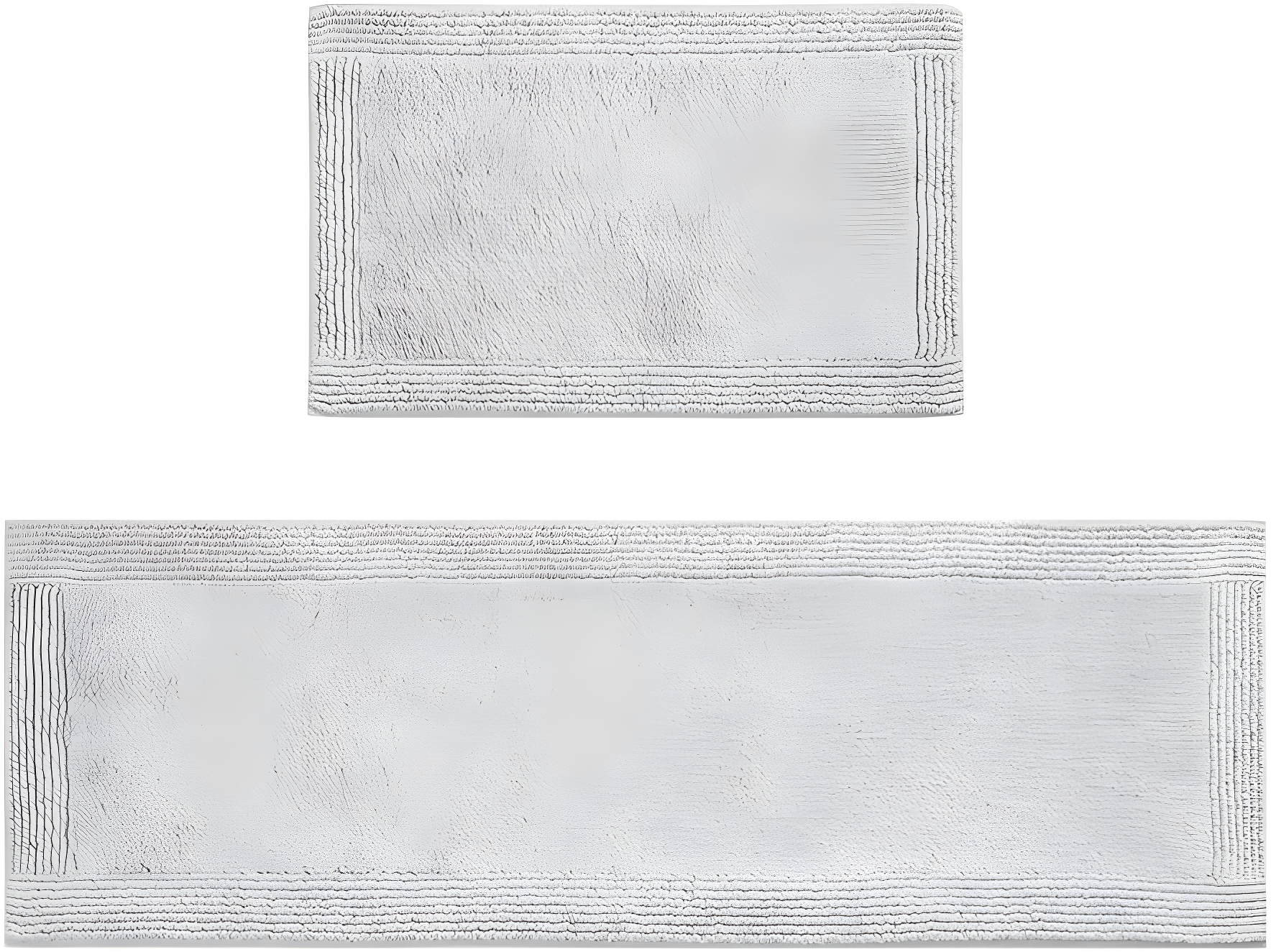 Splendor 100% Cotton Tufted 3000 GSM Reversible Bath Rug