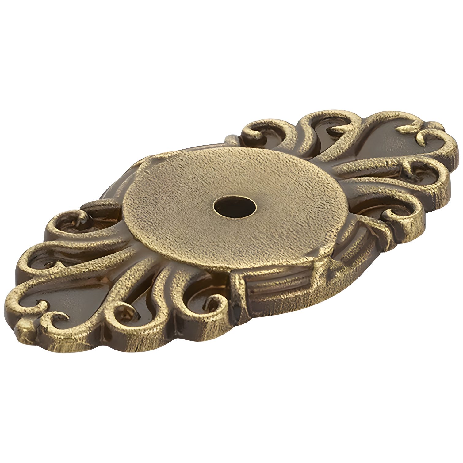 Emtek Ribbon and Reed Backplate Novelty Backplate for Knobs