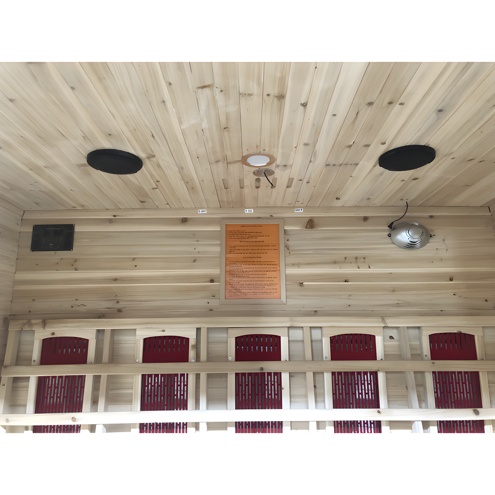 SunRay Saunas SunRay Saunas 4 - Person Bluetooth Compatible FAR Infrared Sauna in Hemlock