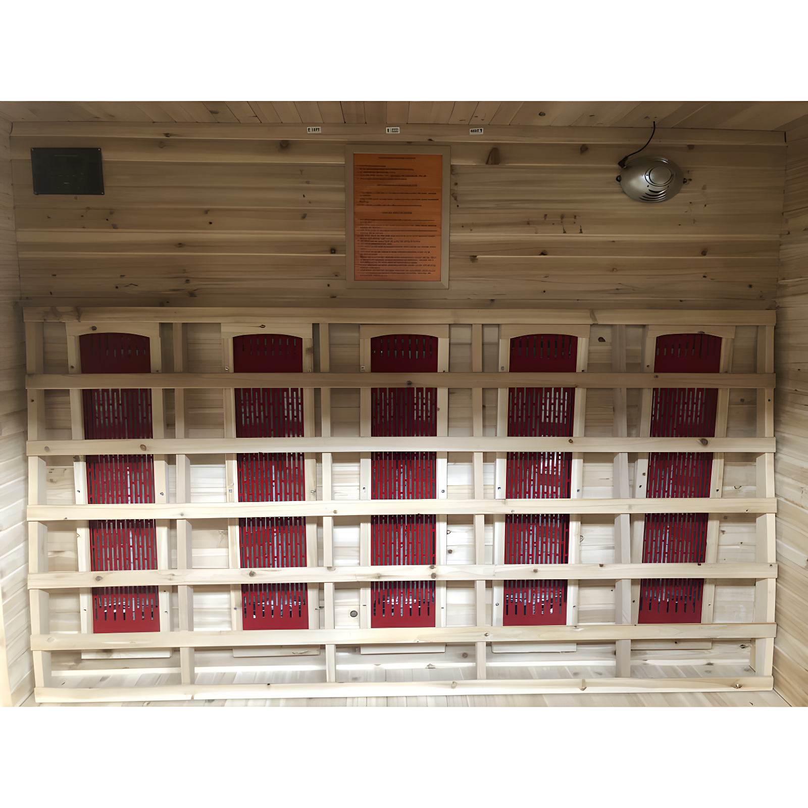 SunRay Saunas SunRay Saunas 4 - Person Bluetooth Compatible FAR Infrared Sauna in Hemlock