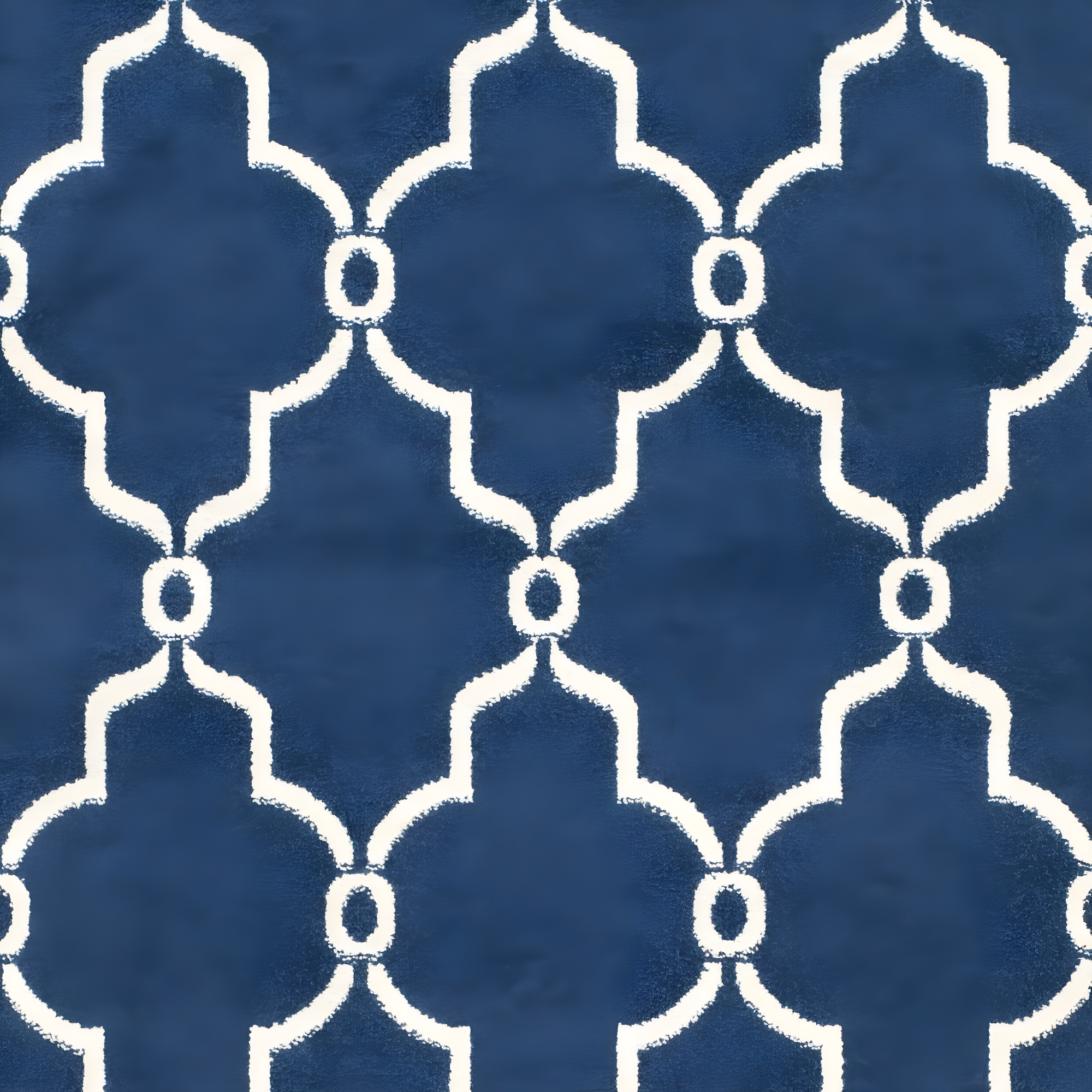 Amherst AMT414 Power Loomed Indoor Area Rug - Navy/Beige - 5'3"x8' - Safavieh