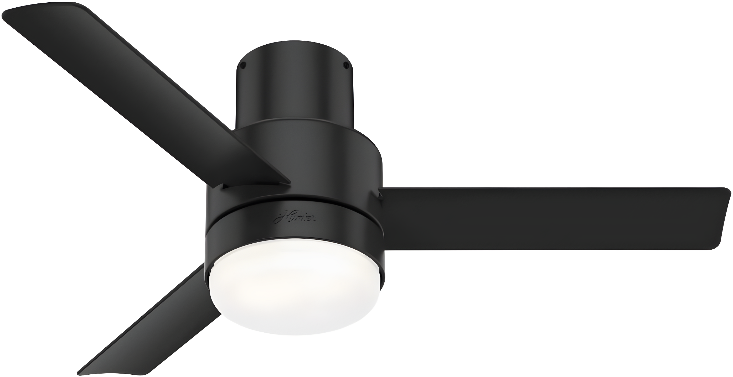 44" Gilmour 3 - Blade Outdoor Flush Mount Ceiling Fan with Remote Control and Light Kit Included