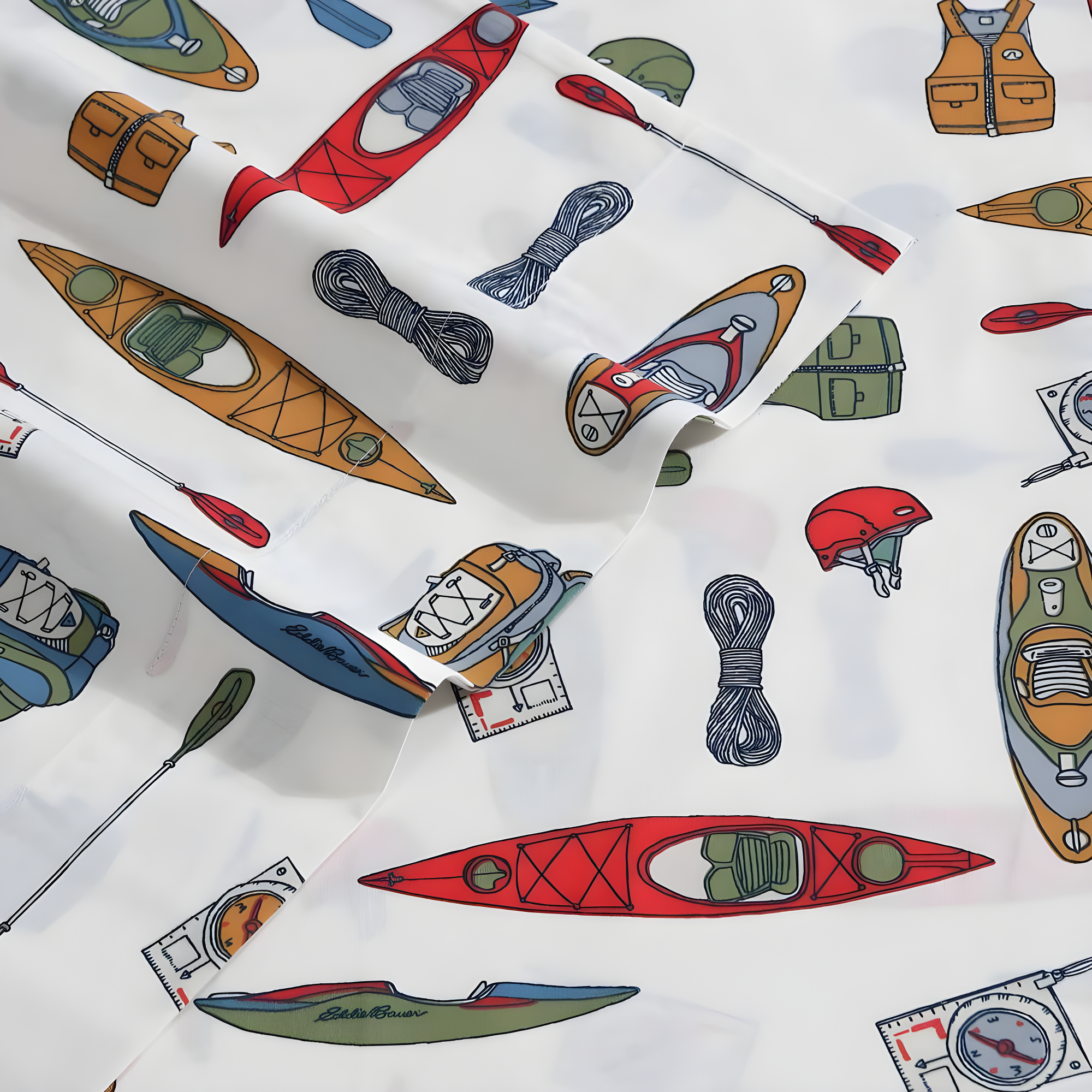 Eddie Bauer Printed Cotton Percale Sheet Sets