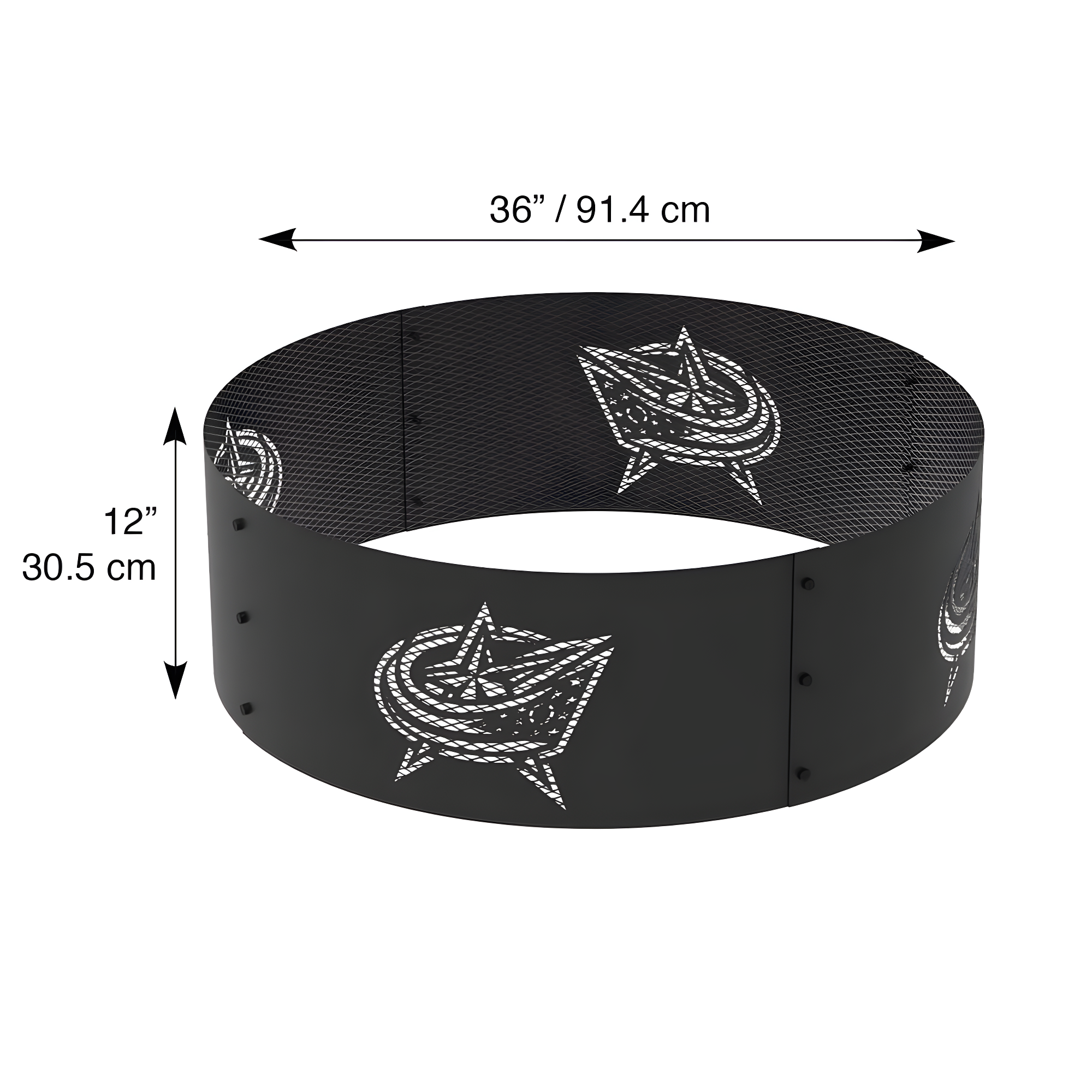 Blue Sky Outdoor Living NHL Steel Wood Burning Fire Ring