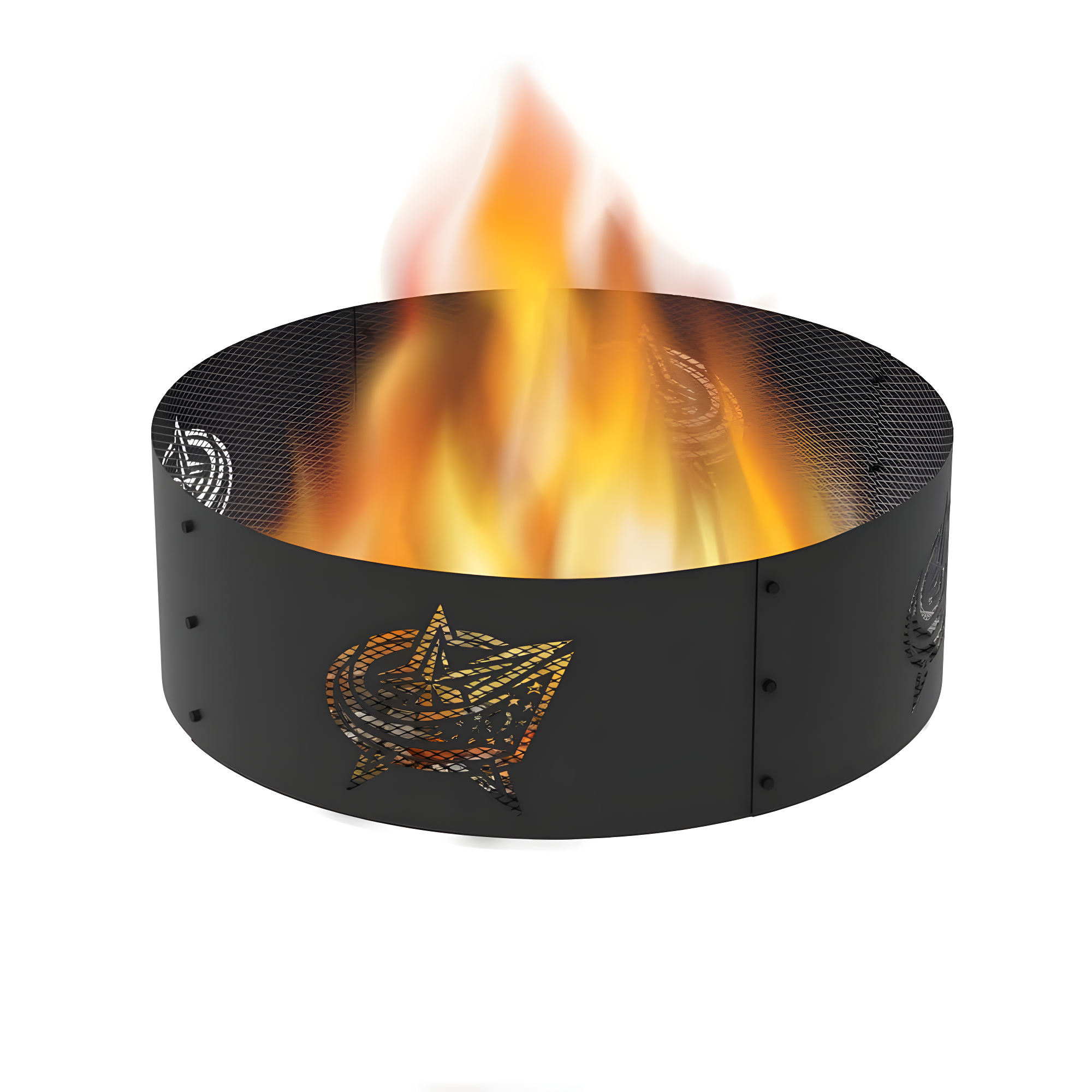 Blue Sky Outdoor Living NHL Steel Wood Burning Fire Ring