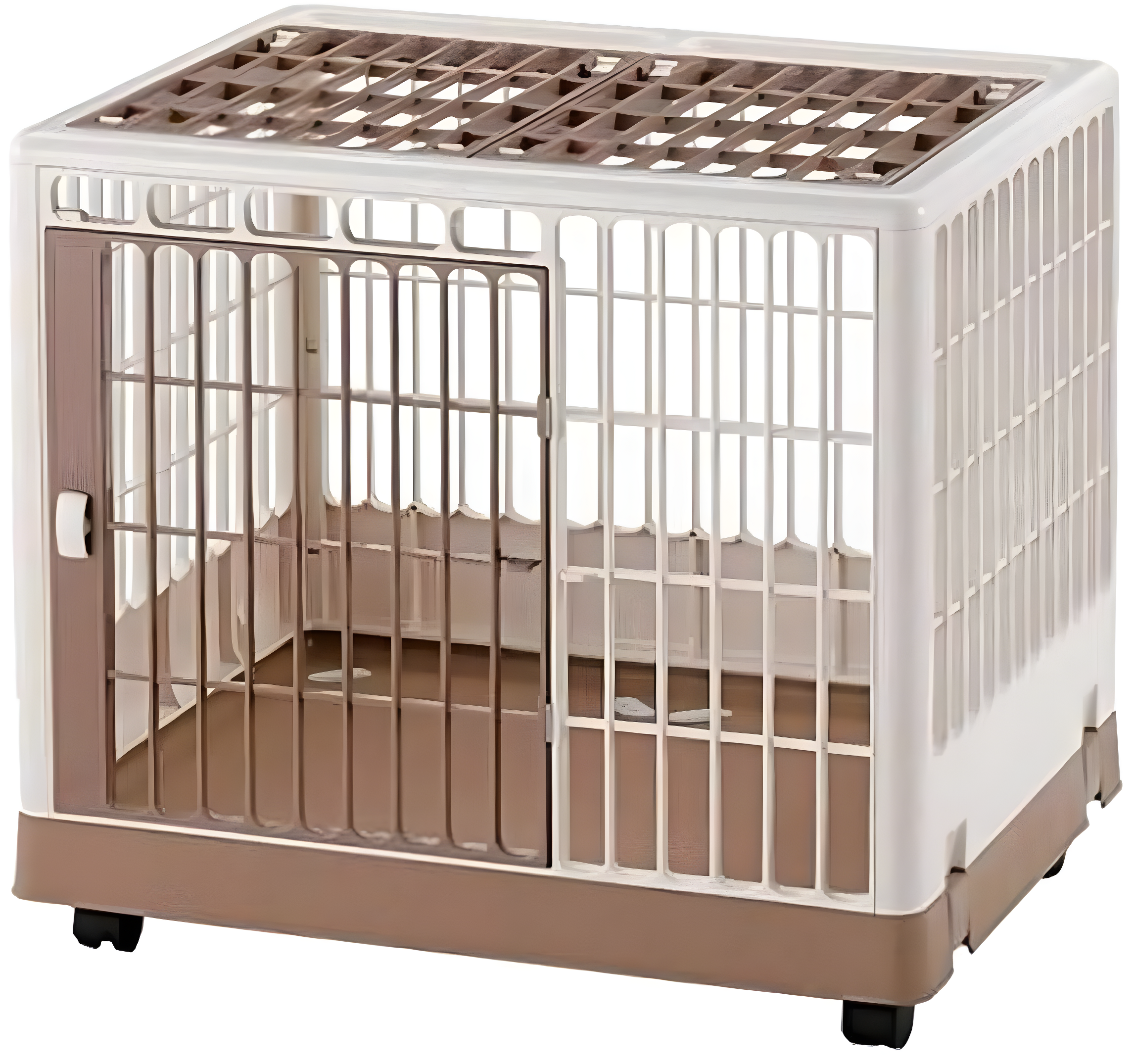 Richell Plastic Pet Crate with 2 Doors